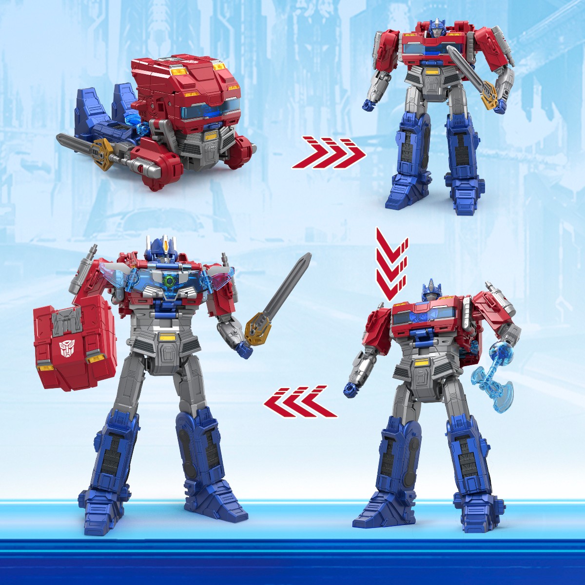 Figura de acción One Power Flip Optimus Prime (Orion Pax) Transformers One Hasbro 8