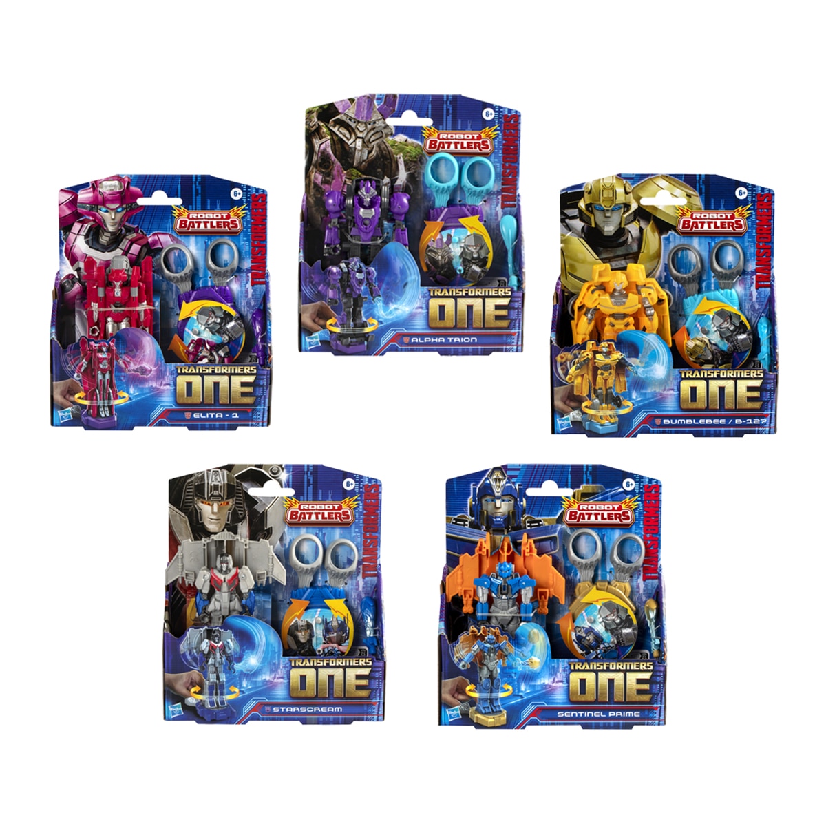 Imagen 0 de Figura Transformers One Robot Battlers Hasbro modelos surtidos