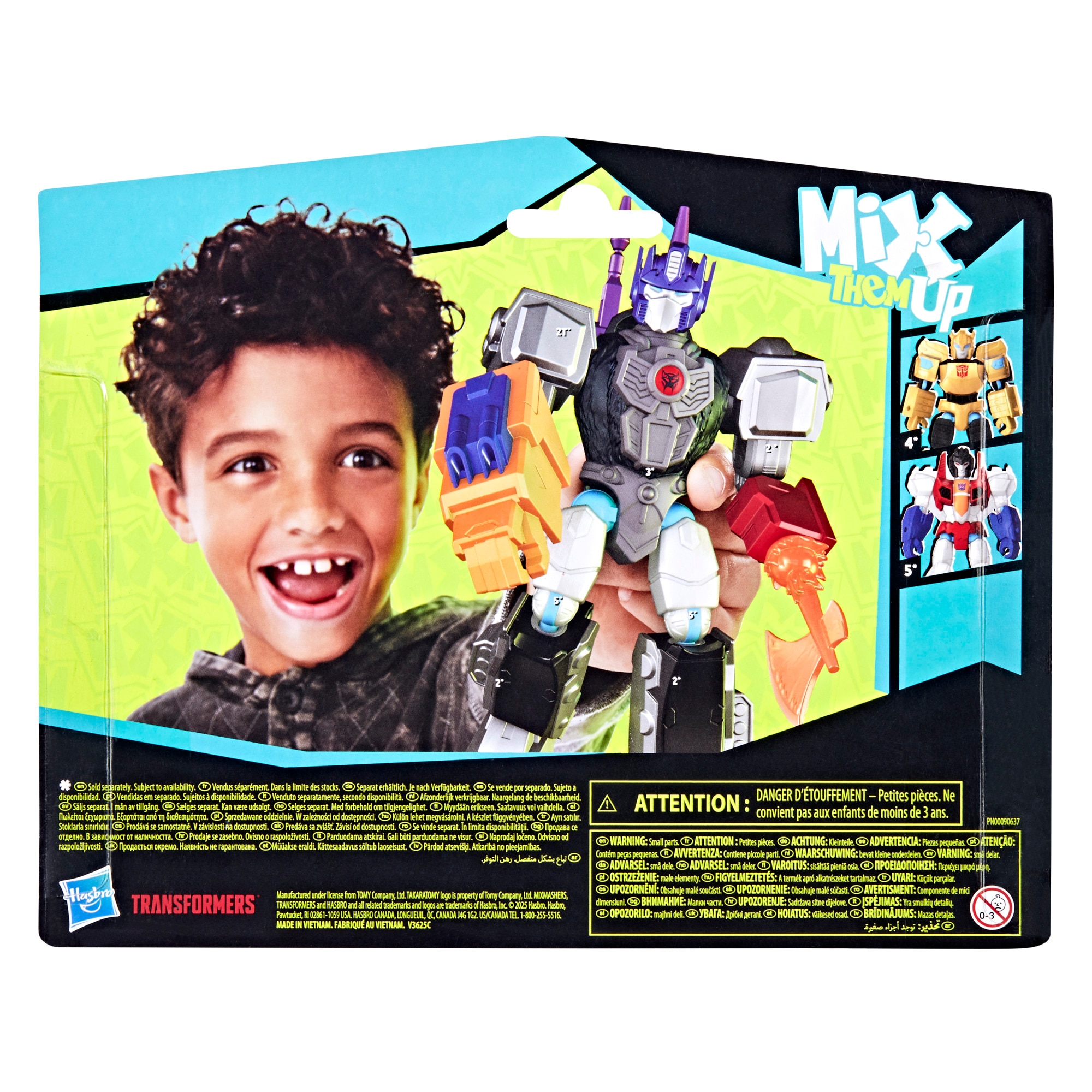 Figura Deluxe MixMashers Transformers Hasbro modelos surtidos 8