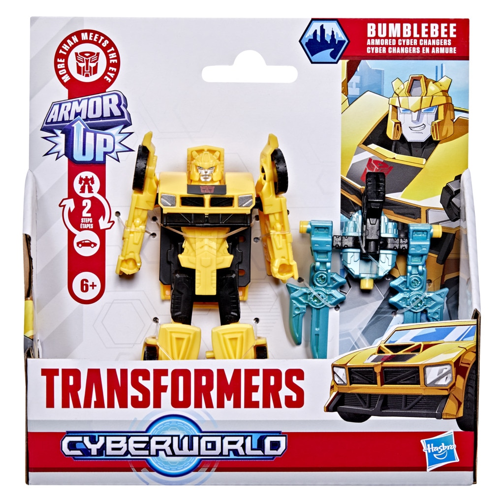 Transformers Cyberworld Figura Blindado Cyber Changers, 10cm 2