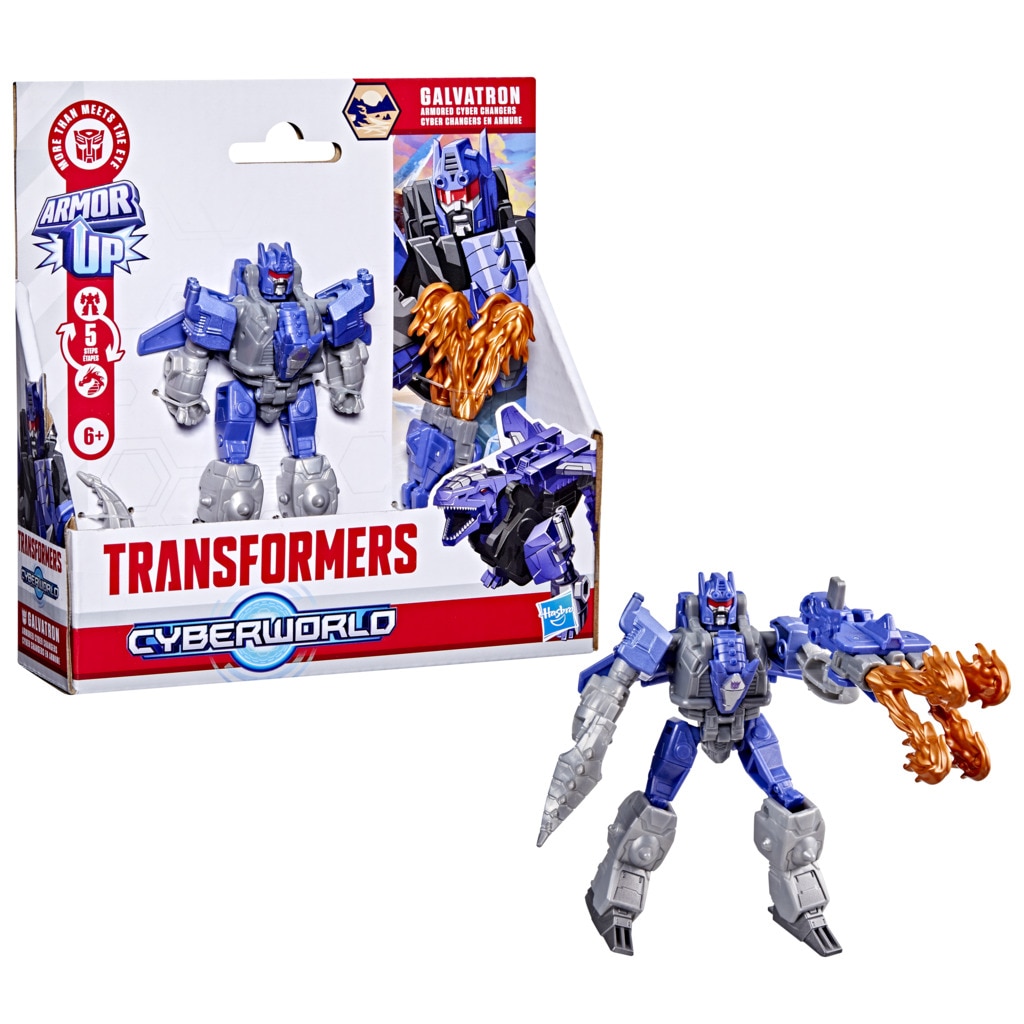 Transformers Cyberworld Figura Blindado Cyber Changers, 10cm 5