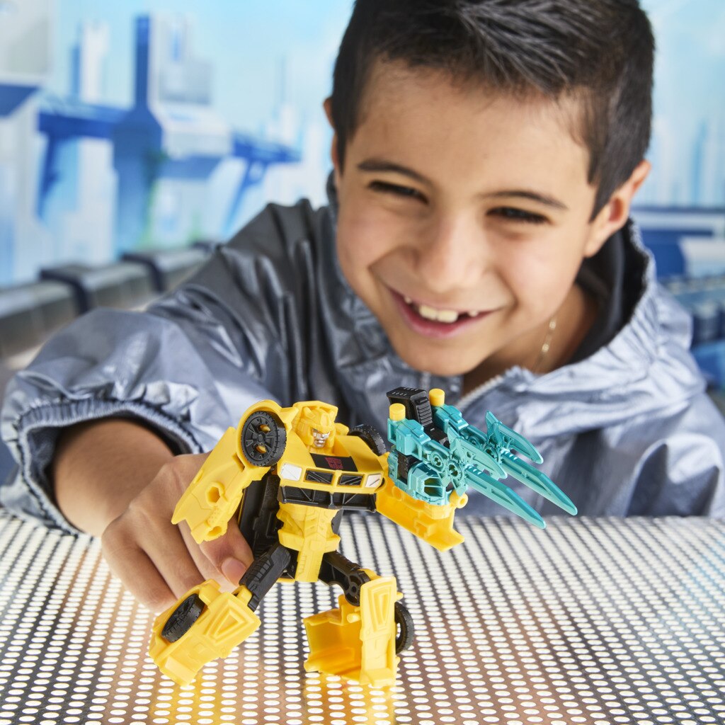Transformers Cyberworld Figura Blindado Cyber Changers, 10cm 18