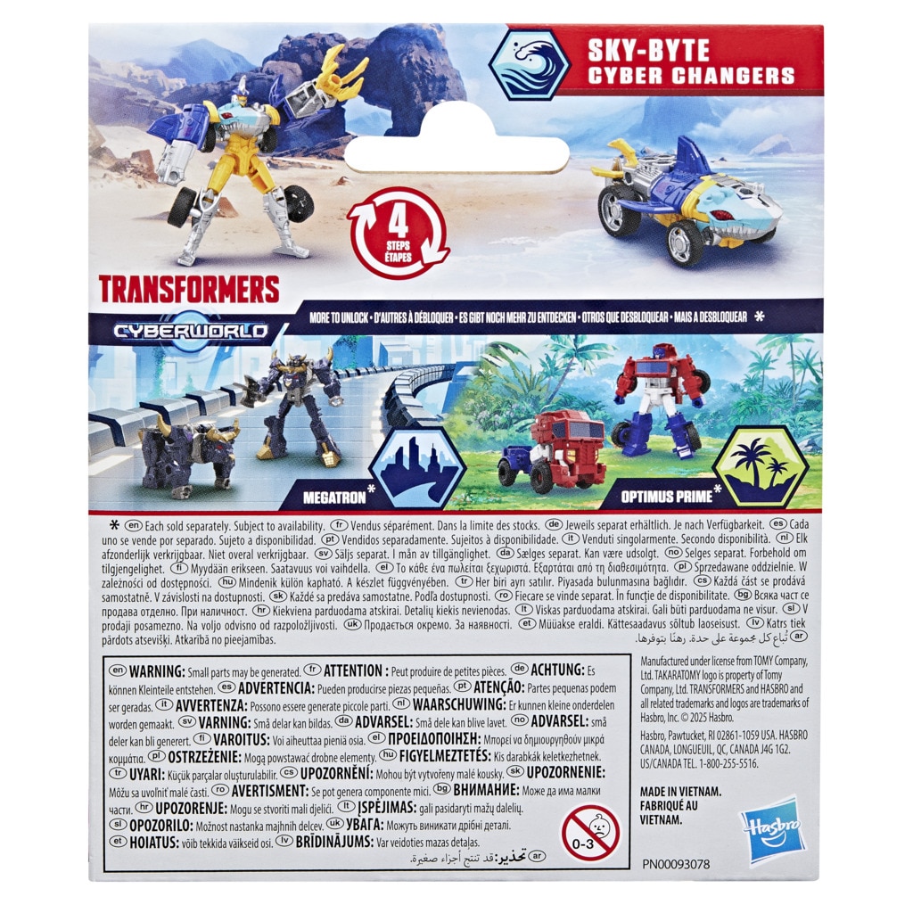 Cyberworld Cyber Changers Transformers modelos surtidos 35