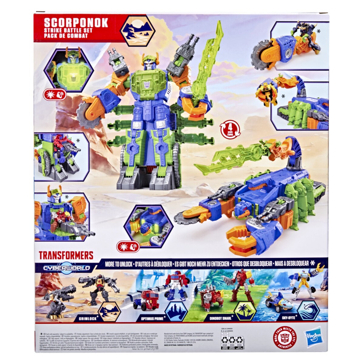 Set Scorponok Transformers 22
