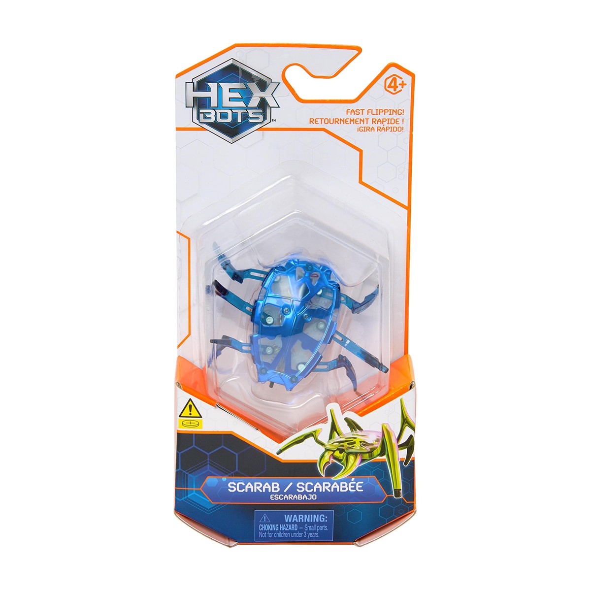 Robots radio control Escarabajo Rhino robótico figura autónoma mecánica  Hex Bots Spin Master 5