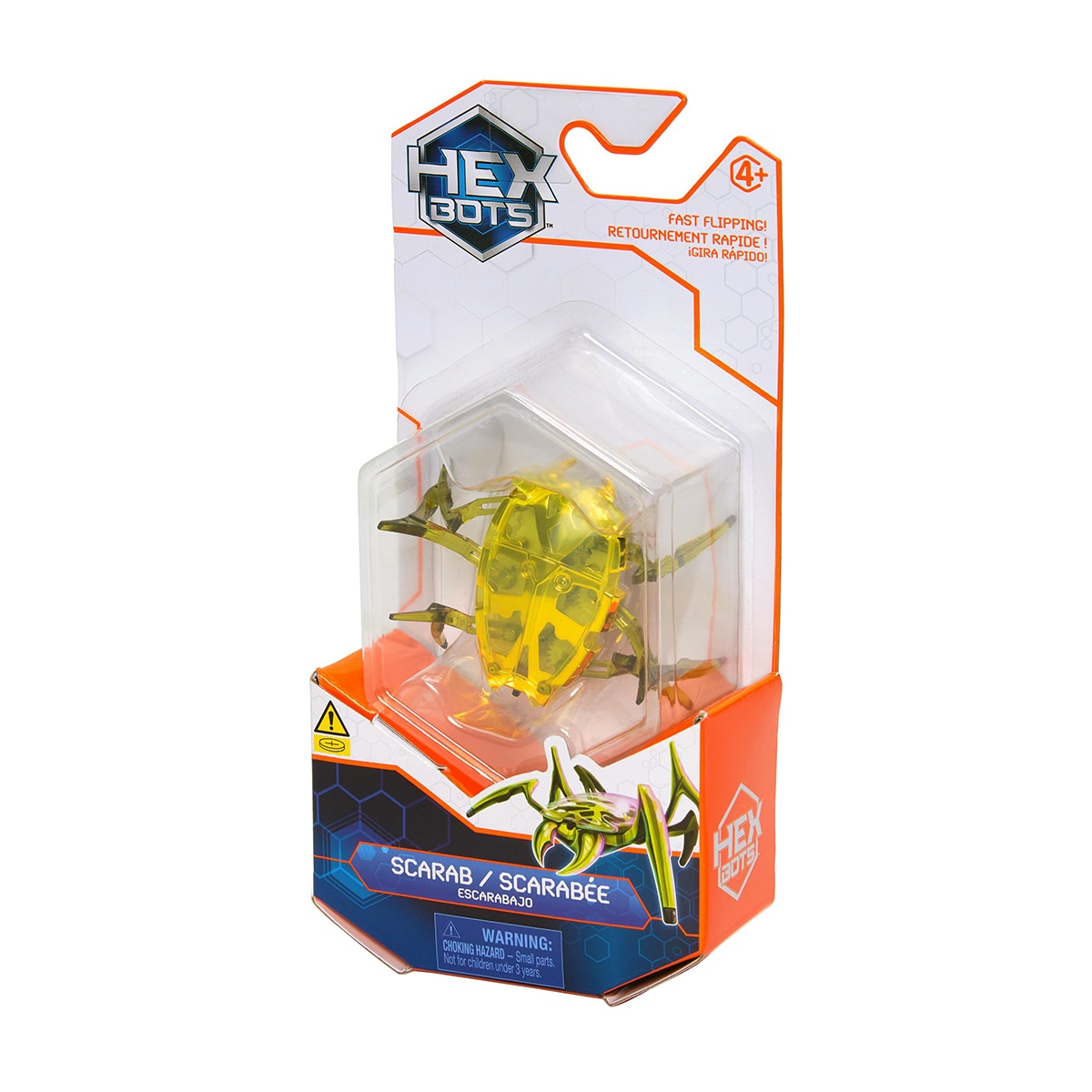 Robots radio control Escarabajo Rhino robótico figura autónoma mecánica  Hex Bots Spin Master 6