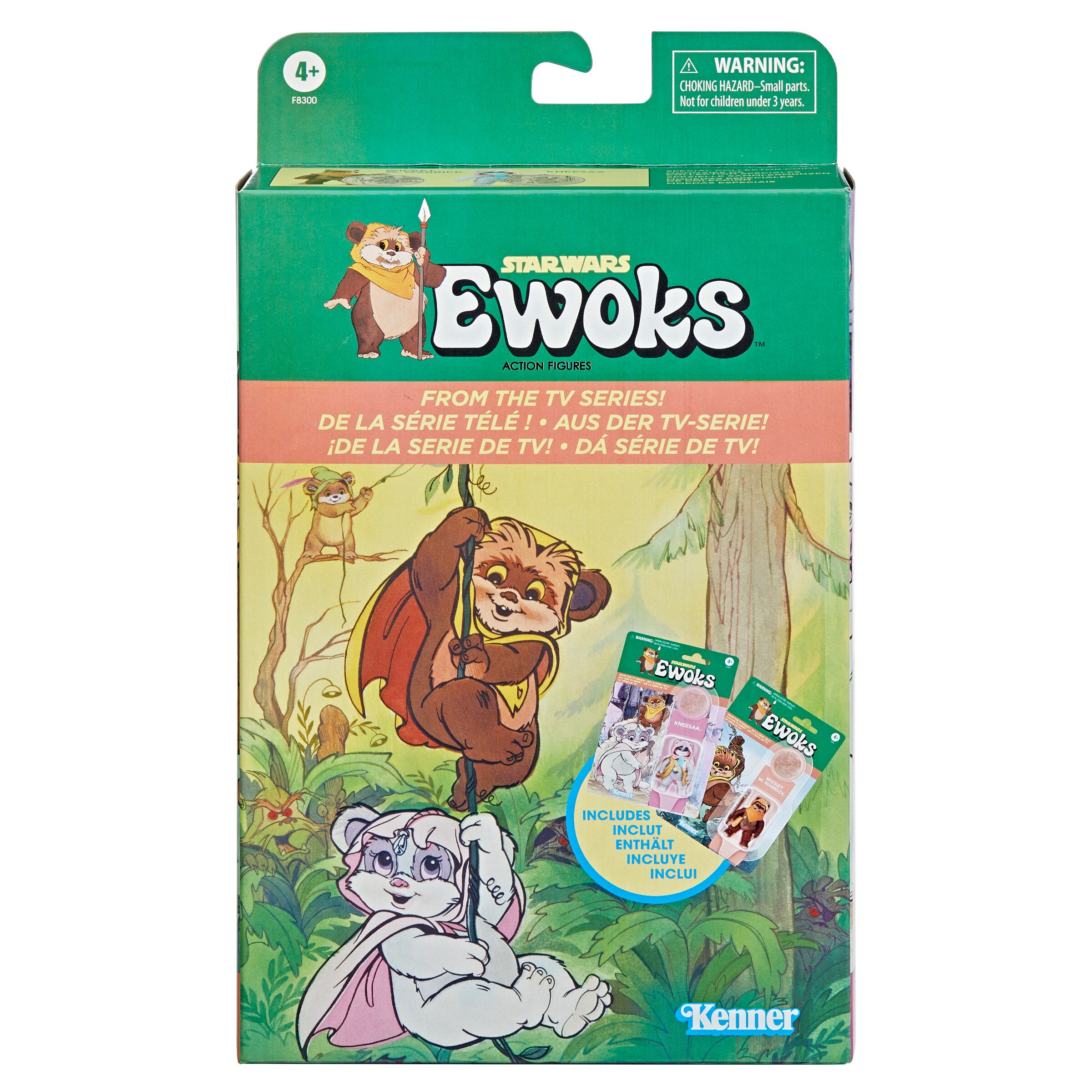 Figura Star Wars Colección Vintage - Ewoks: Wicket W. Warrick y Kneesaa Hasbro 3