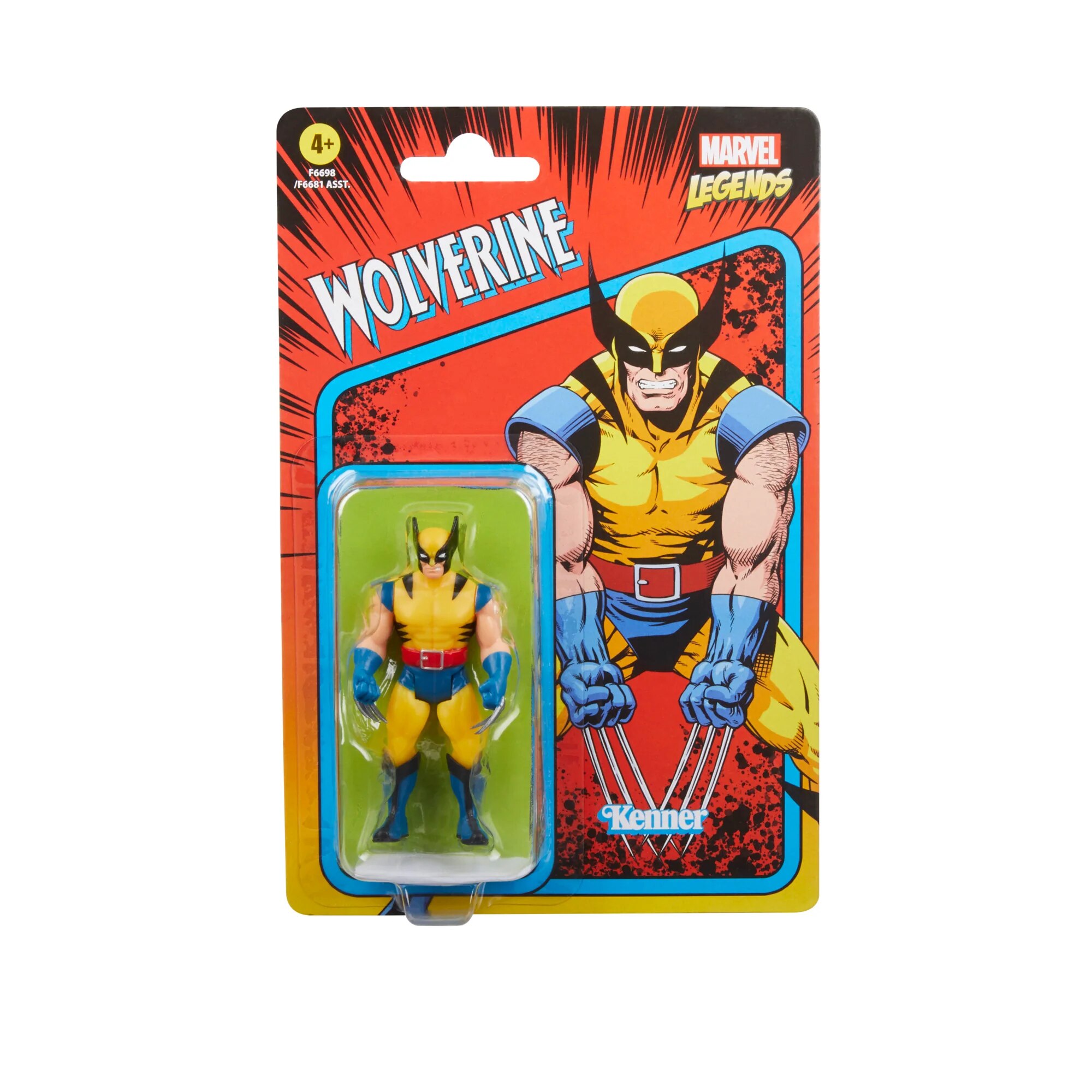 Figura Lobezno - Marvel Legends Colección Retro Hasbro 2