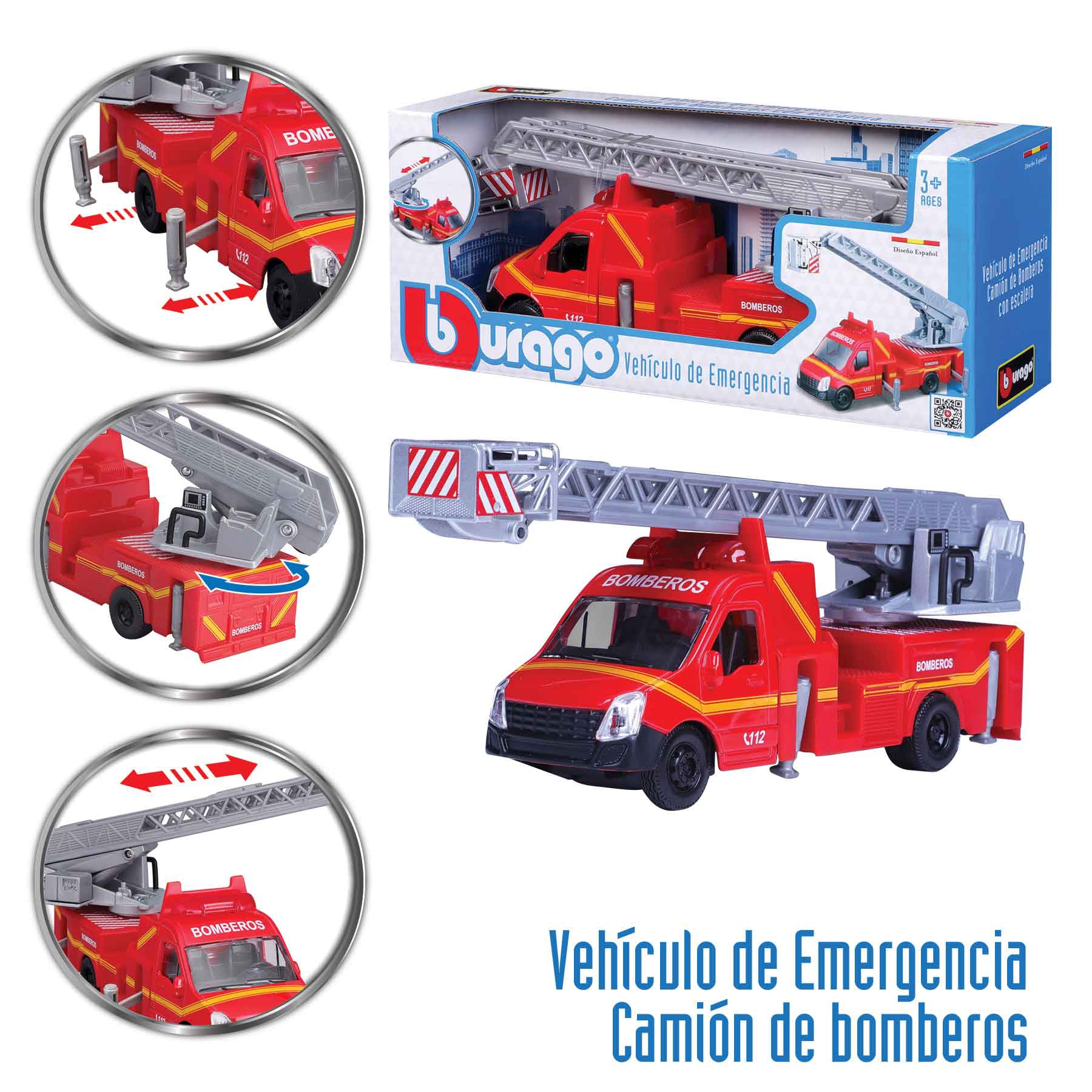Camión De Bomberos Burago 3