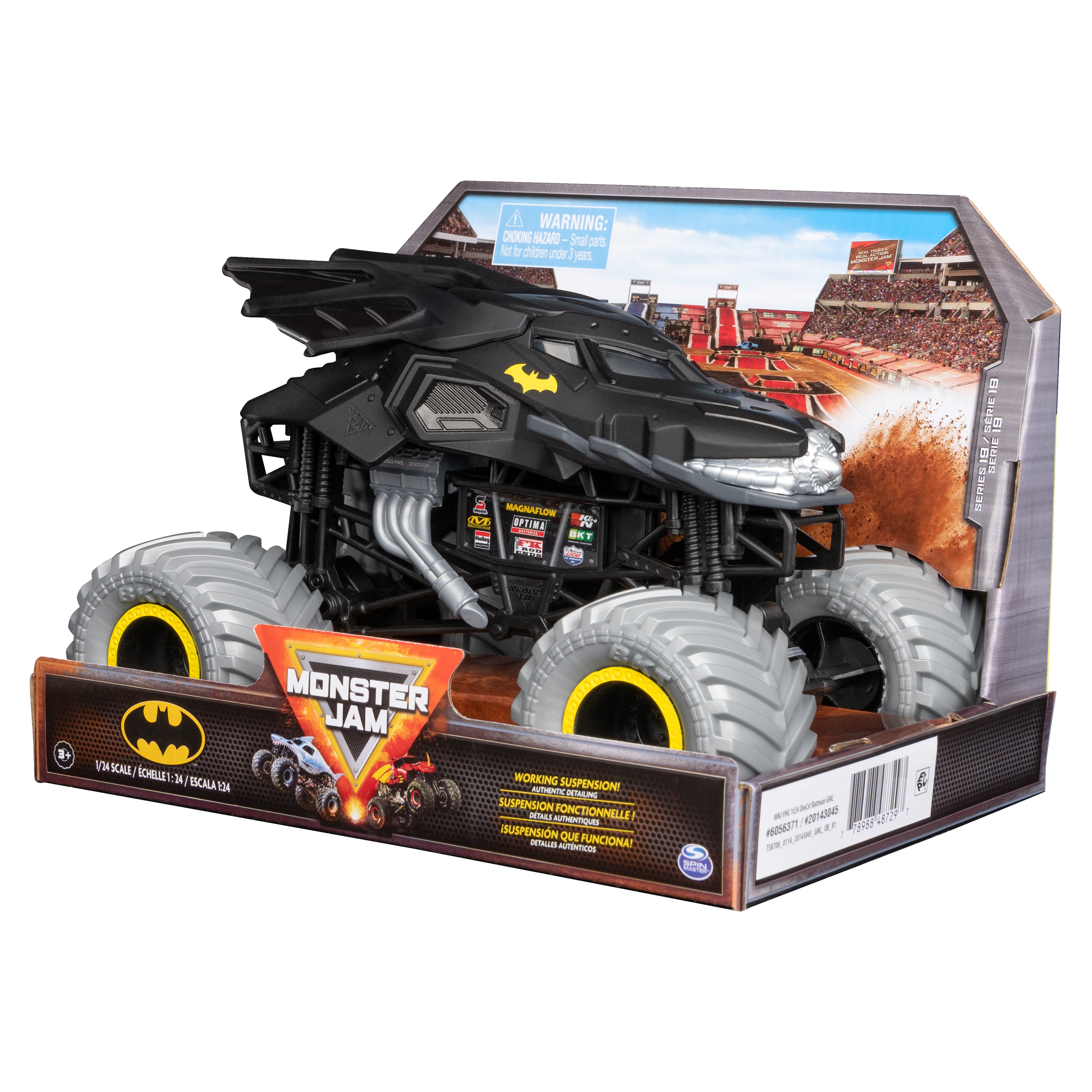 Carro 1:24 Die Cast Batman Monster Jam 2