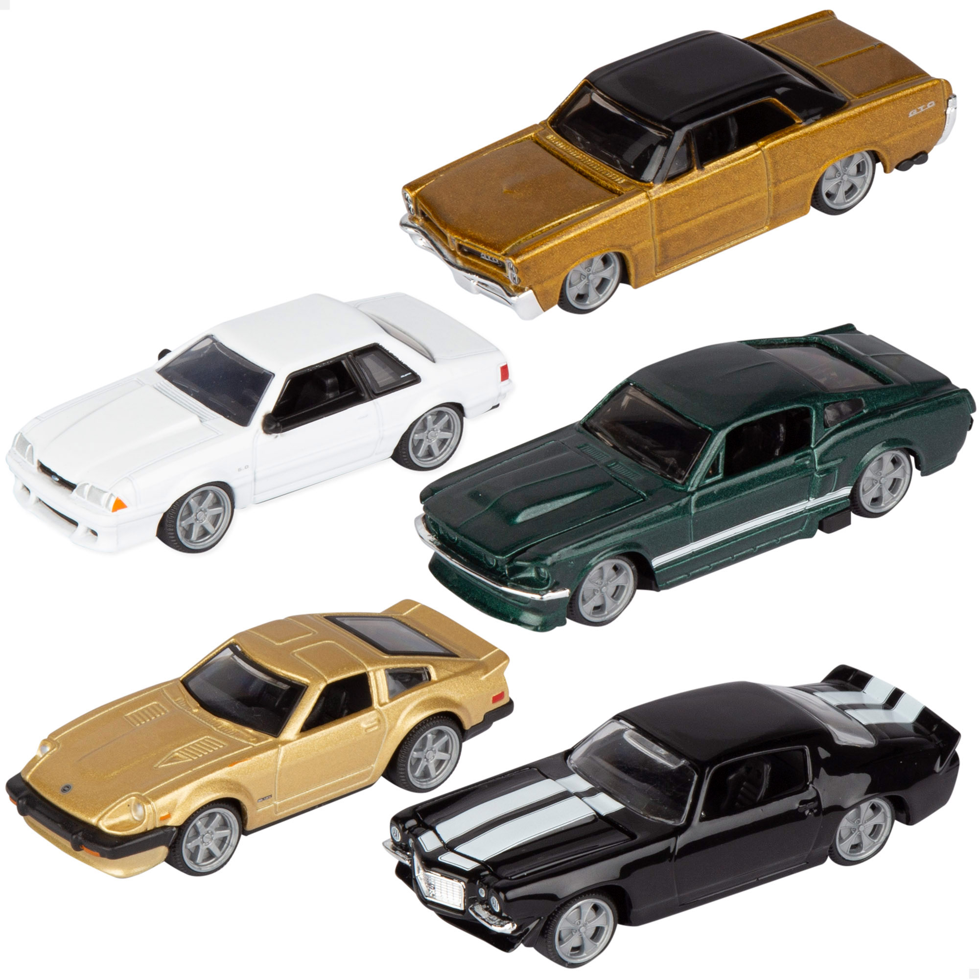 Set 5 Coche Metal 1:64 Multilicencia Burago 2