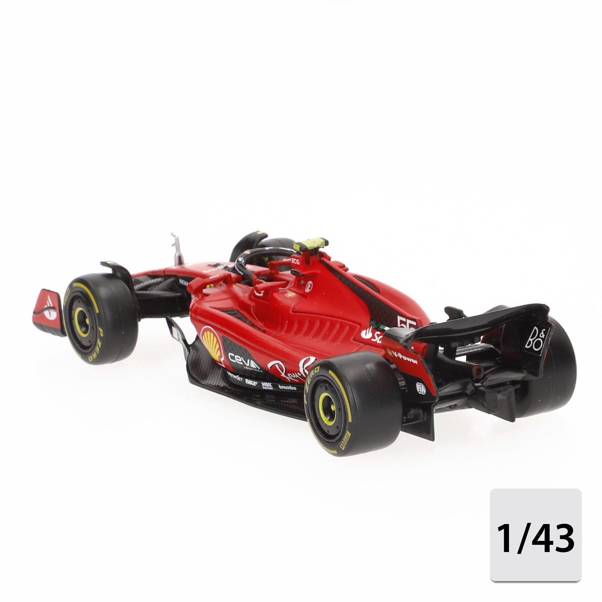 Ferrari F1 Racing SF23 (#55 Carlos Sainz) Metal 1:43 Burago 2
