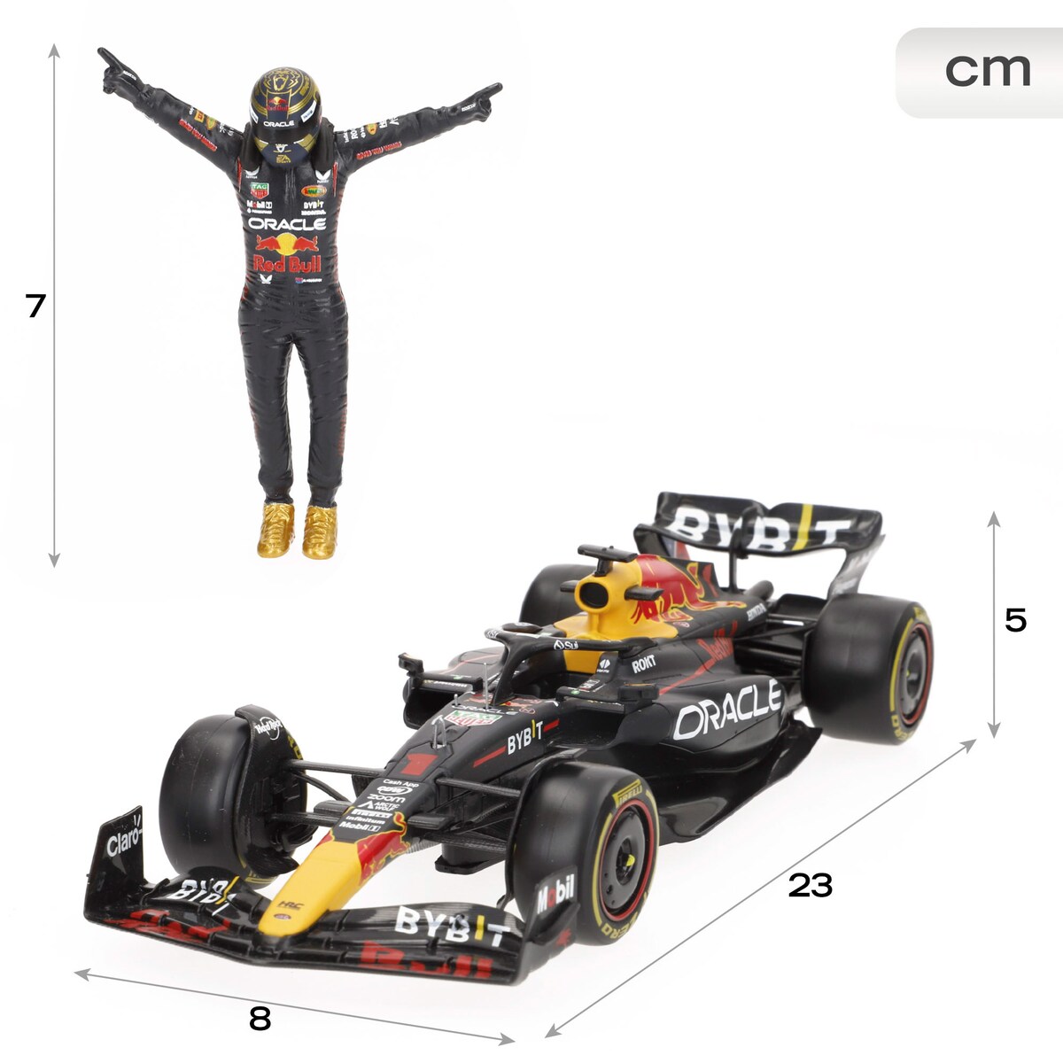 Red Bull F1 Racing Rb19 (Max Verstappen) em Metal 1:24 4