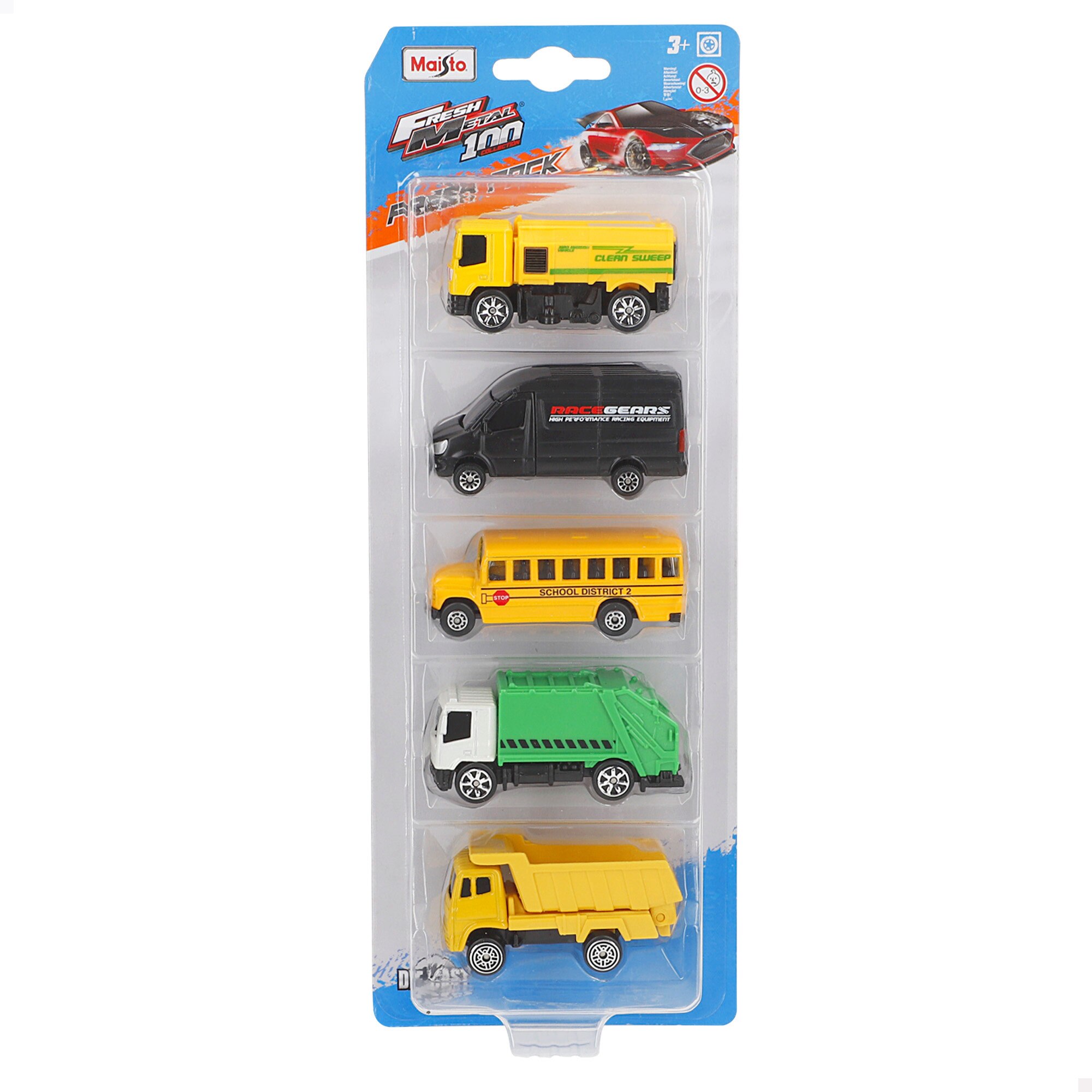 Pack 5 Coches Fresh Metal Surtidos Maisto 3