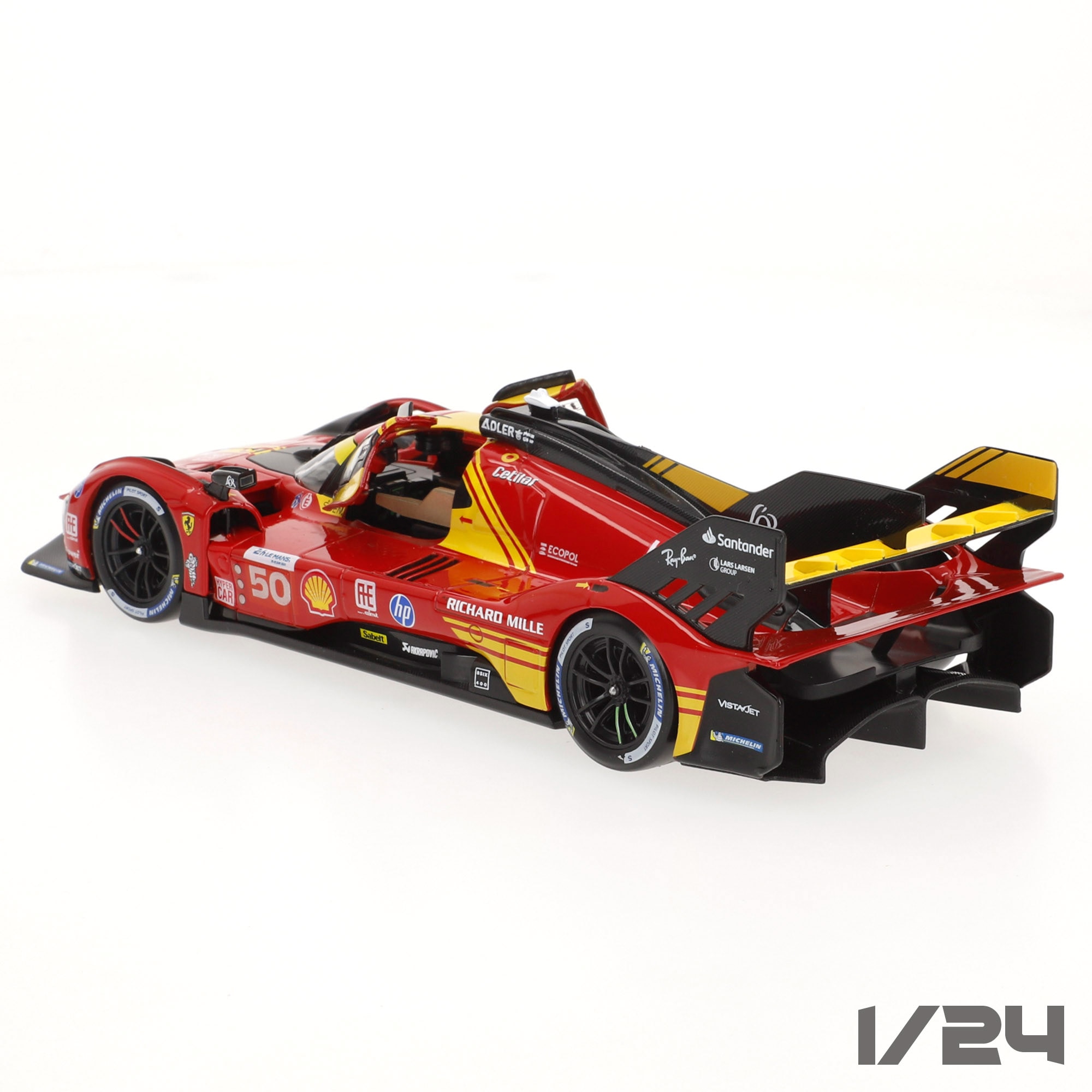 Ferrari 499p Lmh N.º50 Escala 1:24 Carro De Coleção Com Licença Oficial 2