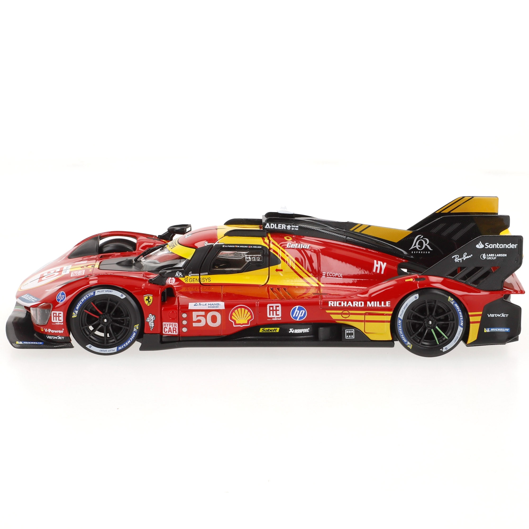 Ferrari 499p Lmh N.º50 Escala 1:24 Carro De Coleção Com Licença Oficial 3