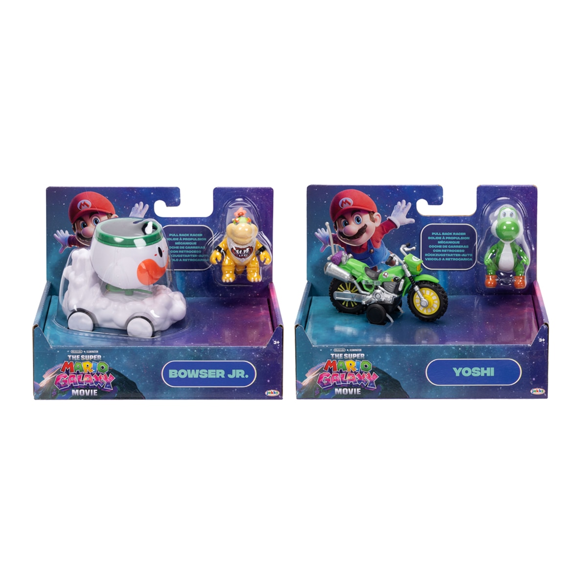 Imagen 0 de Figura 6 cm y moto Serie 2 The Super Mario Galaxy Movie Jakks modelos surtidos