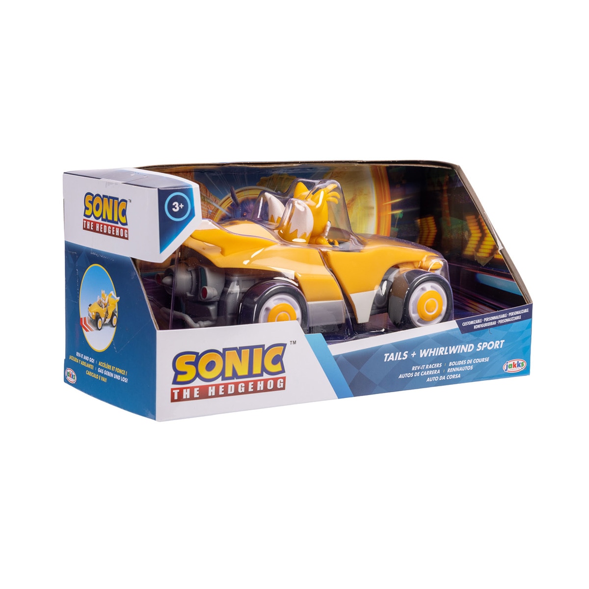 Vehículos Customizables con Figura Extraíble de 7 cm Tails y Sonic modelos surtidos 4