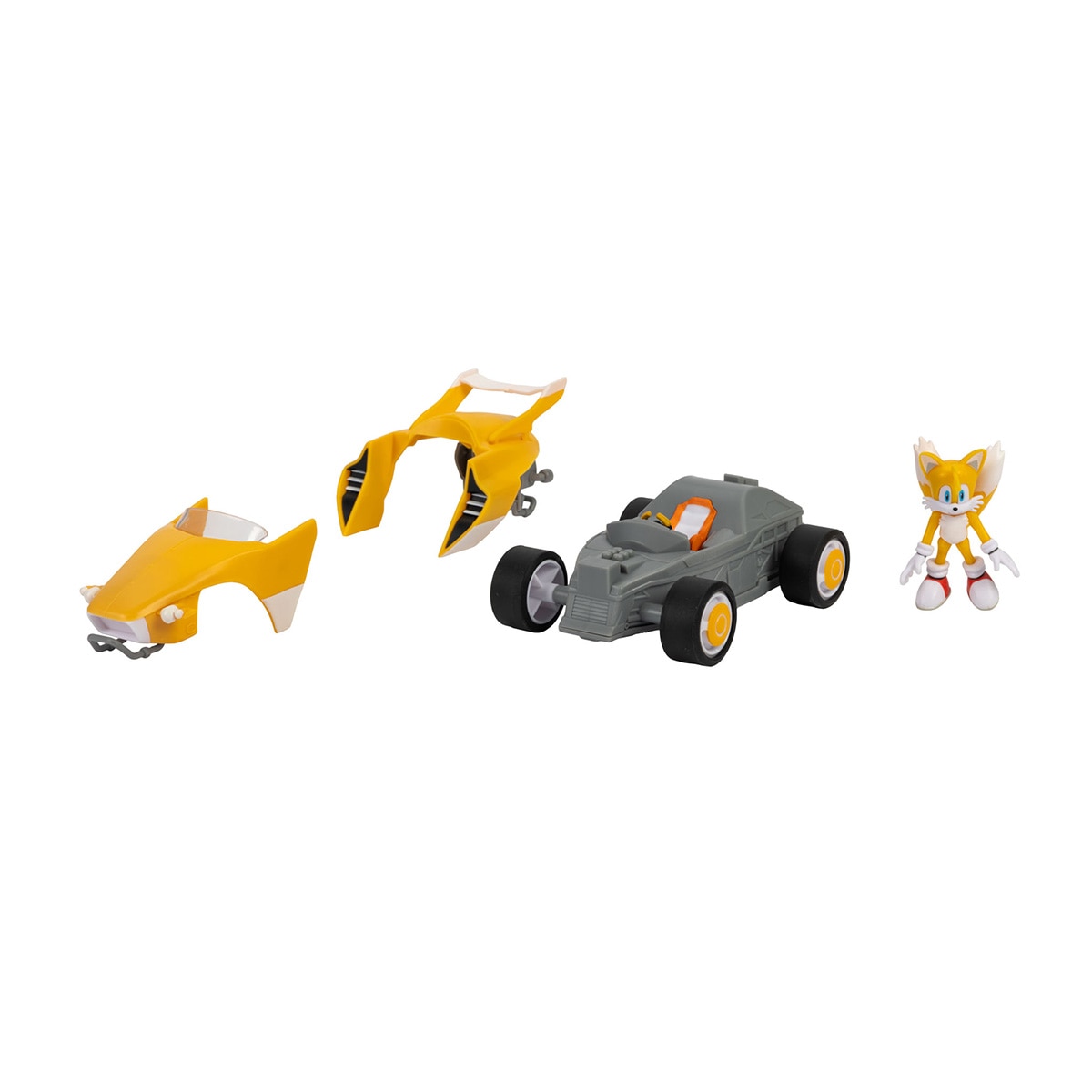 Vehículos Customizables con Figura Extraíble de 7 cm Tails y Sonic modelos surtidos 10
