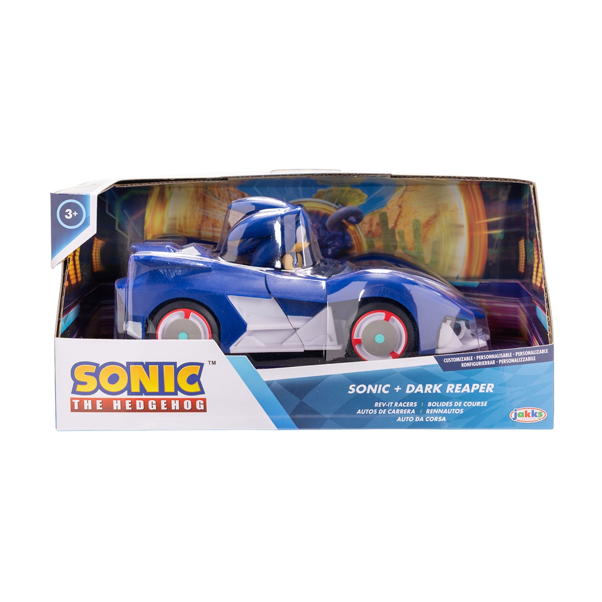 Vehículos Customizables con Figura Extraíble de 7 cm Tails y Sonic modelos surtidos 11