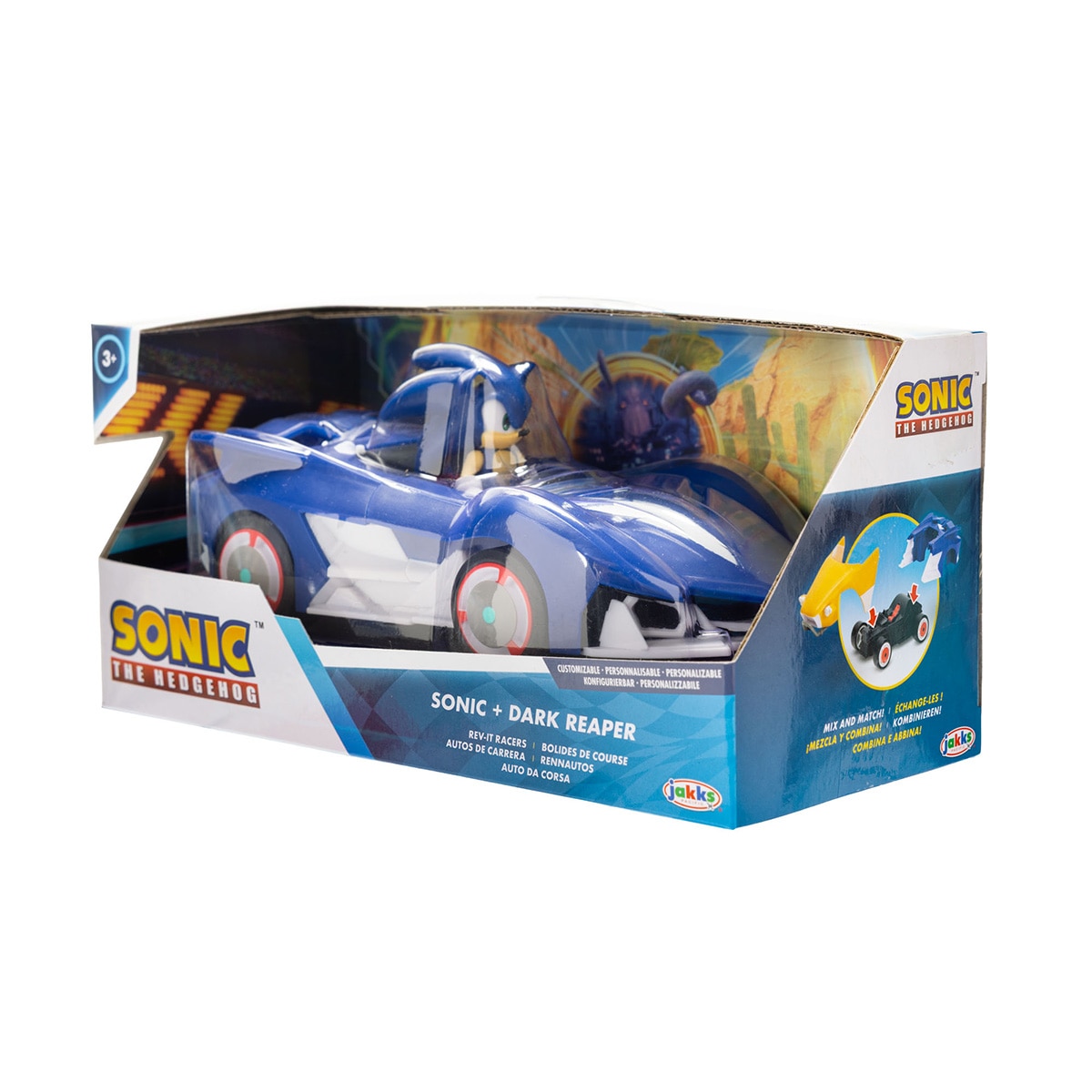 Vehículos Customizables con Figura Extraíble de 7 cm Tails y Sonic modelos surtidos 12