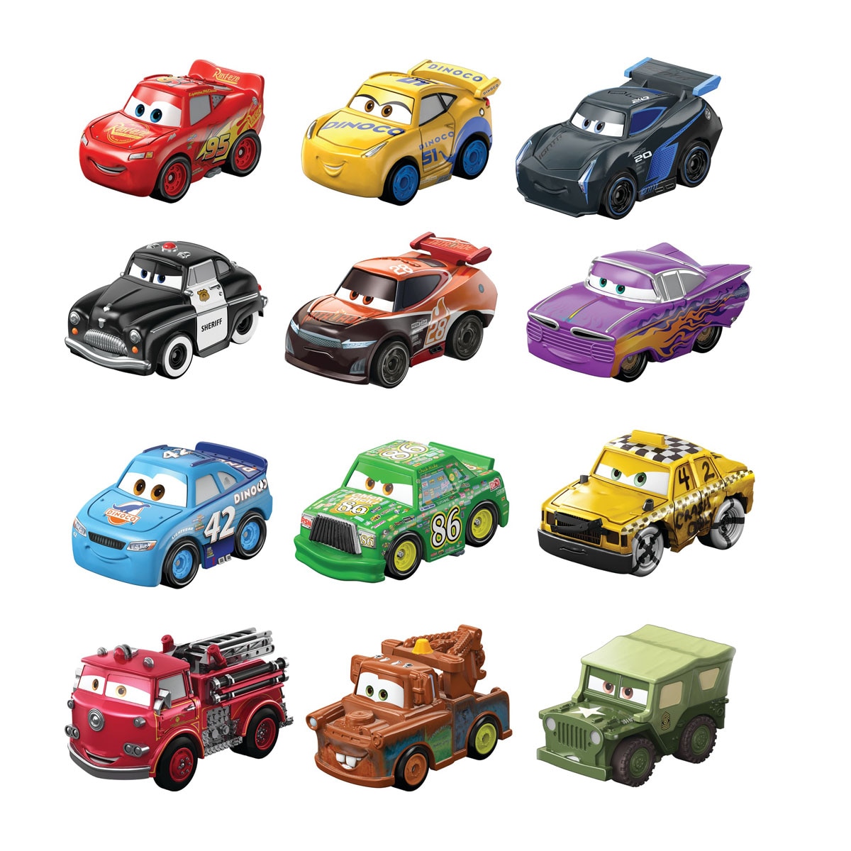 Imagem 0 de Mini Carros de corrida Cars 3 Disney - Artigo Sortido. Envio realizado de forma aleatória