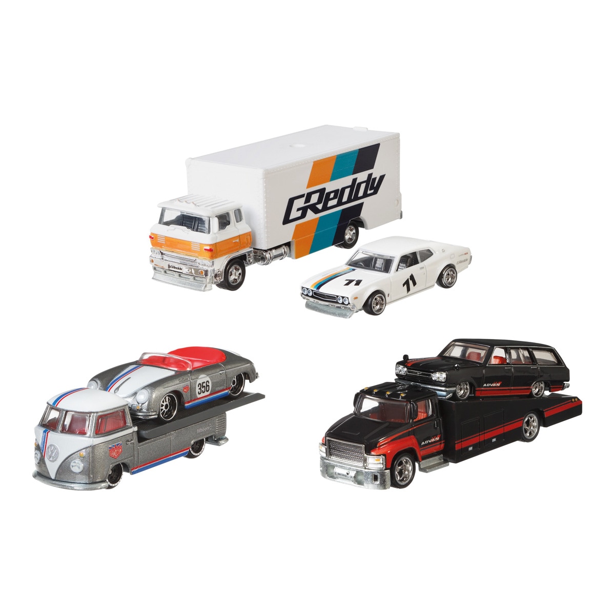 Imagen 0 de Hot Wheels Surtido vehículos premium Transporte en Equipo, coches de juguete