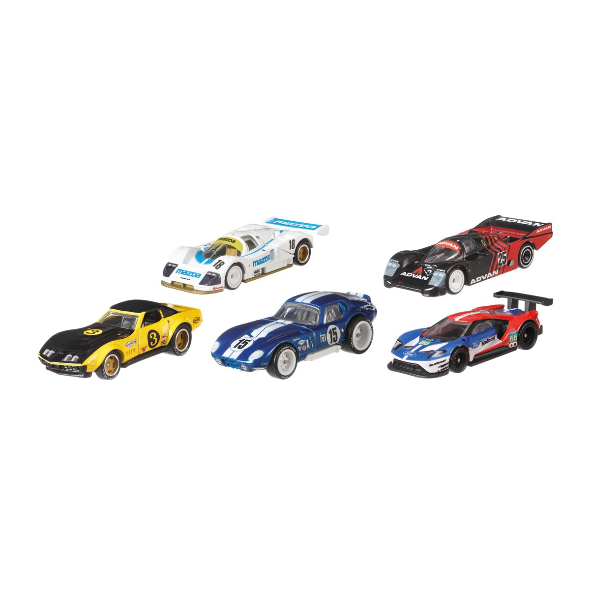 Hot Wheels Surtido vehículos premium Coches Reconocidos, coches de