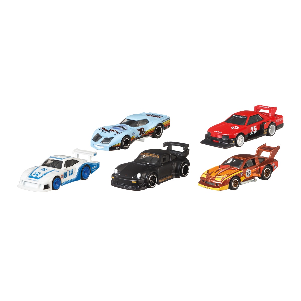 Hot Wheels Surtido vehículos premium Coches Reconocidos, coches de juguete 7