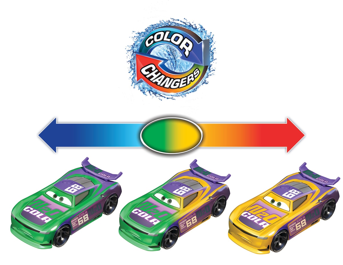 Disney Cars Color changer coches que cambian de color con agua Mattel 7