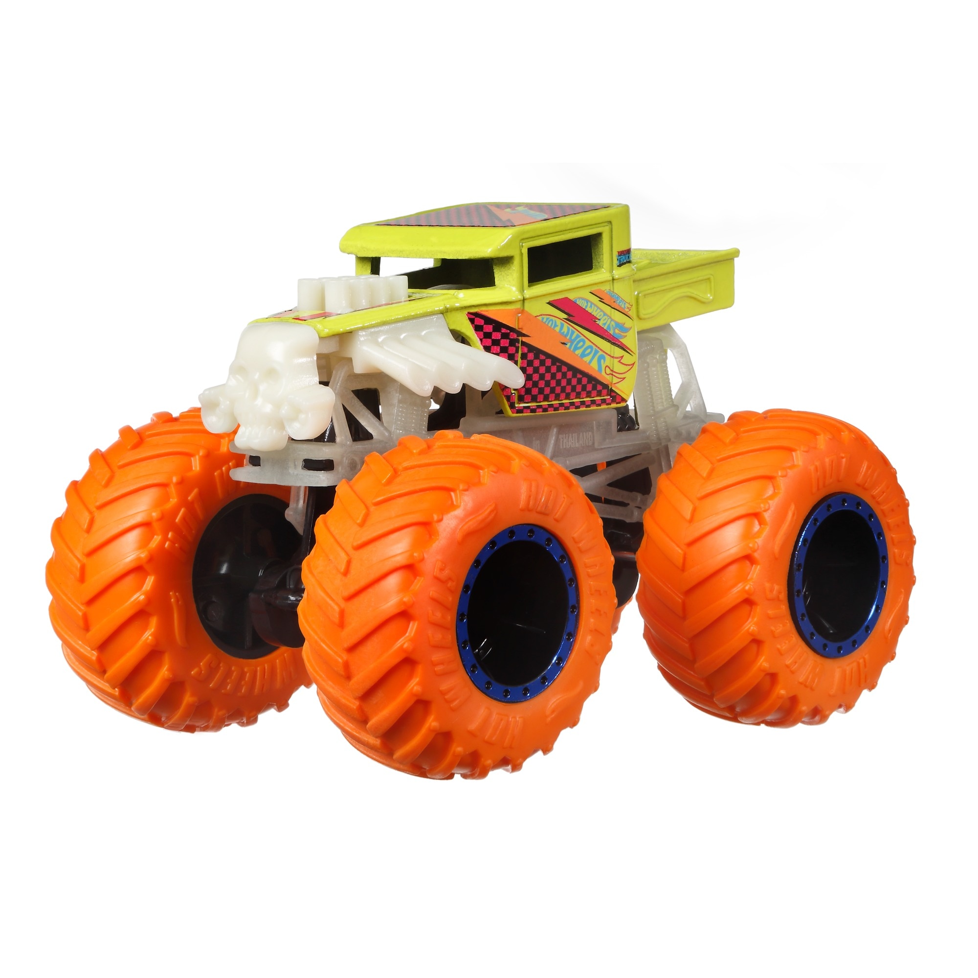 Hot Wheels Monster Trucks Vehículo Glow Coche 9