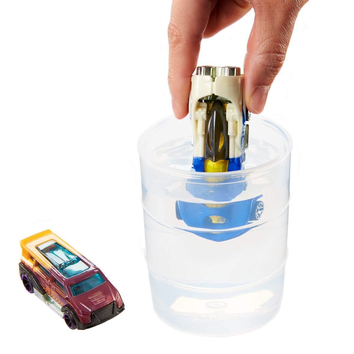 Coche de juguete que cambia de color con el agua modelo surtido Hot Wheels Color Reveal 7