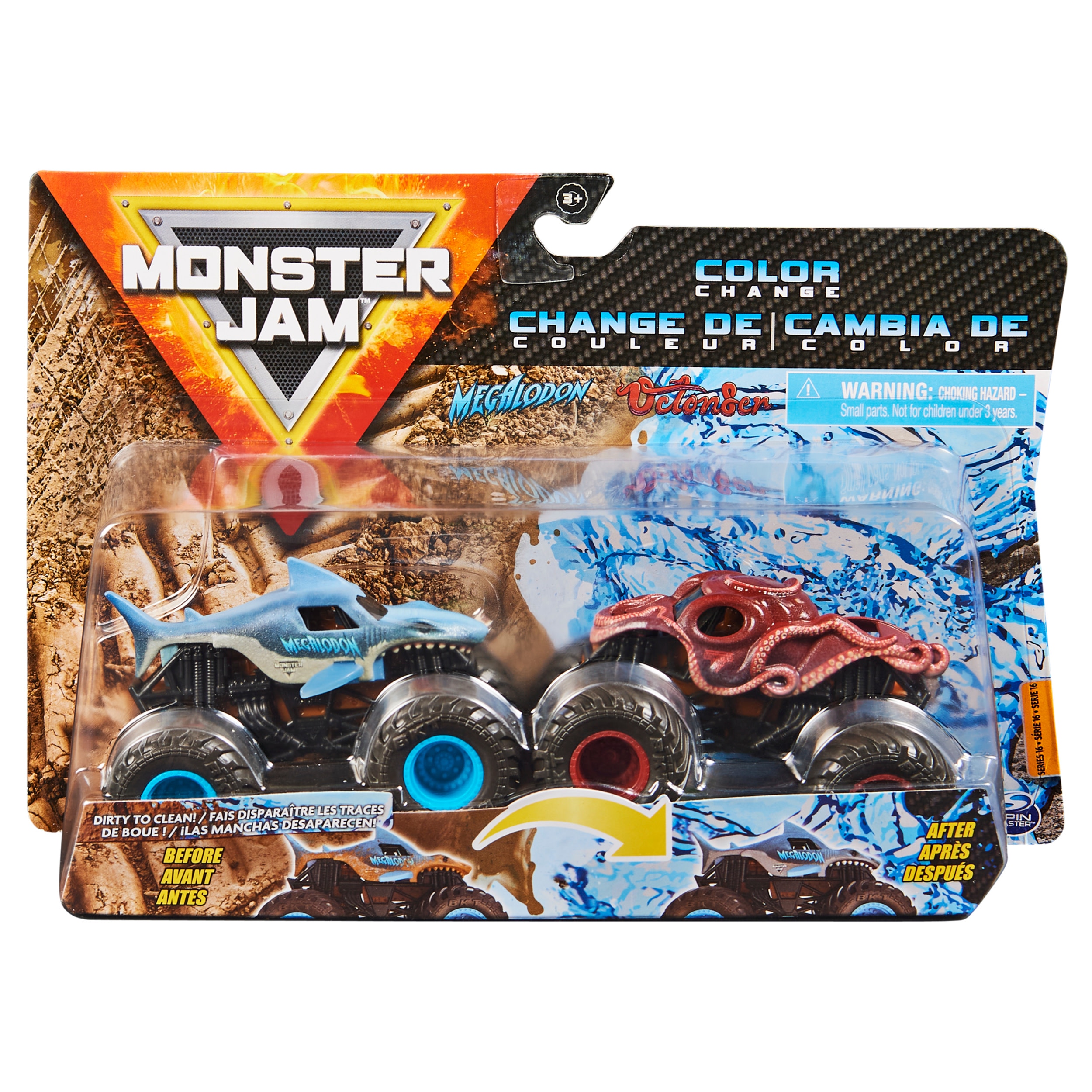Pack 2 Monster Jam die cast 1:64 modelos surtidos 7