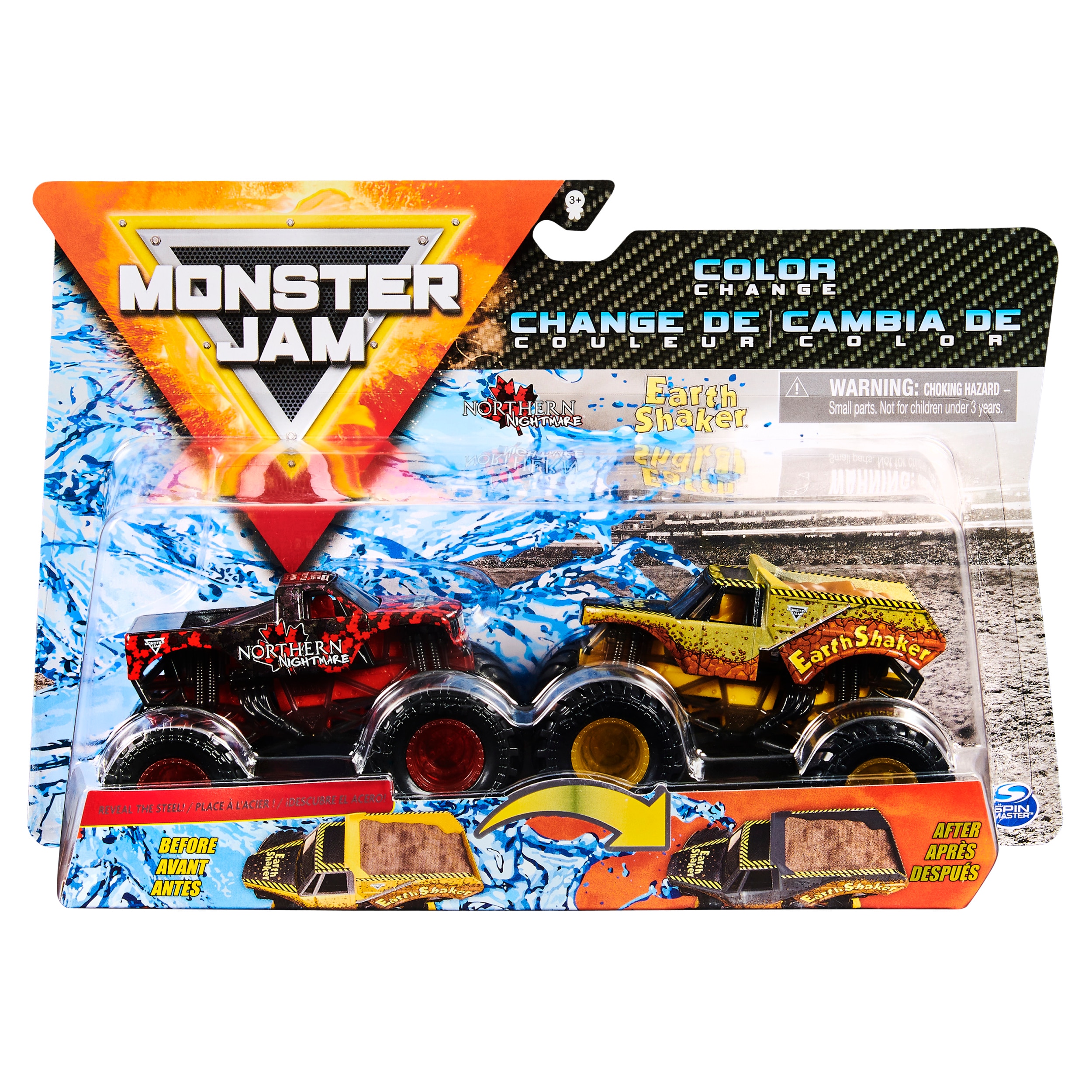 Pack 2 Monster Jam die cast 1:64 modelos surtidos 9