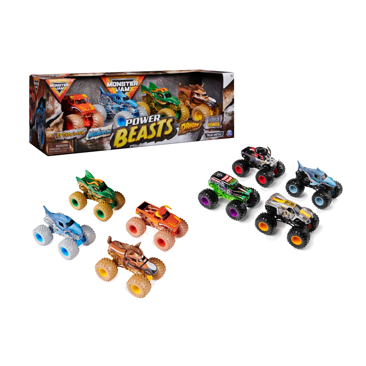 Monster Jam surtido die cast 1:64 pack 4 · MONSTER JAM · El Corte