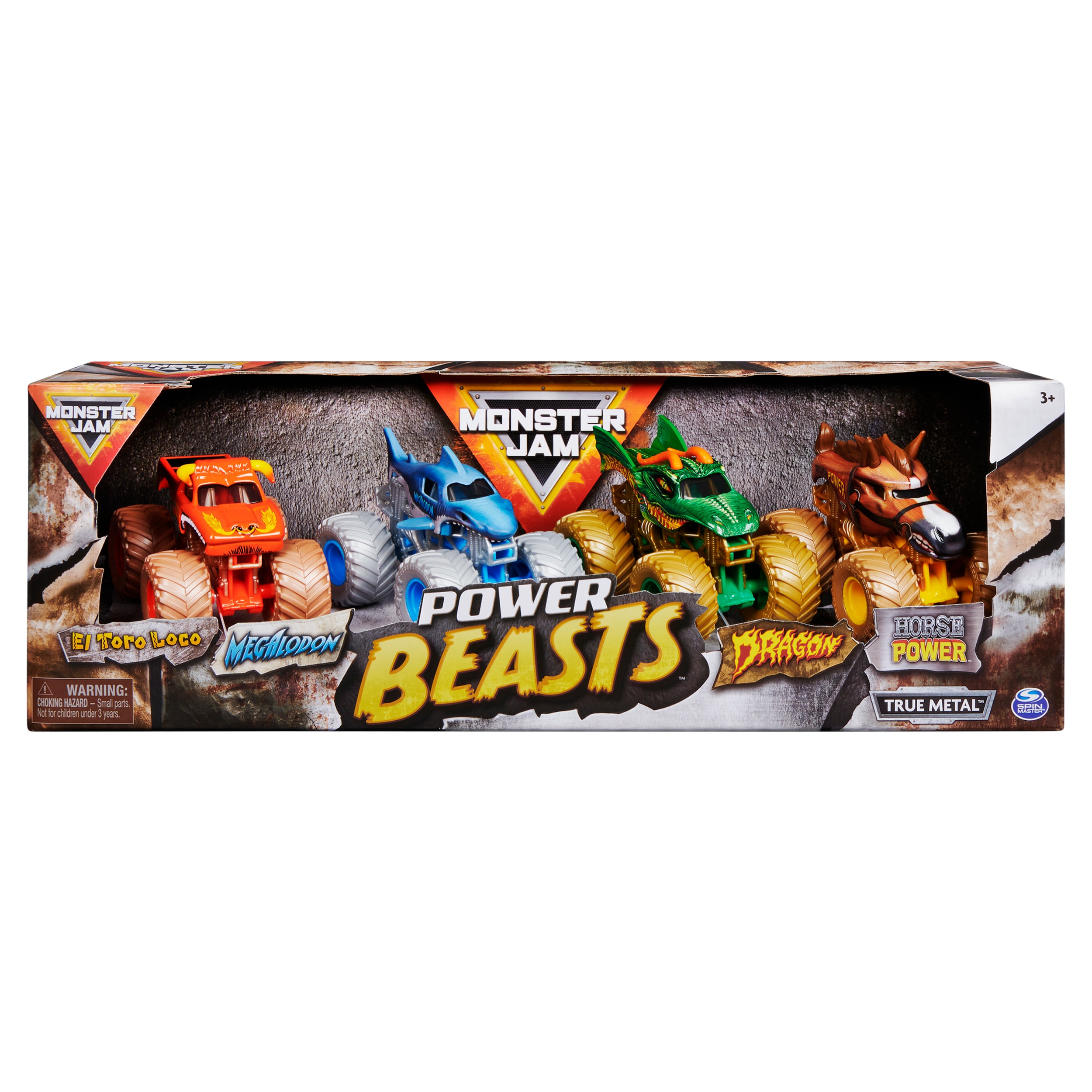 pack 4 Monster Jamdie cast 1:64 - Artigo Sortido. Envio realizado de forma aleatória 2