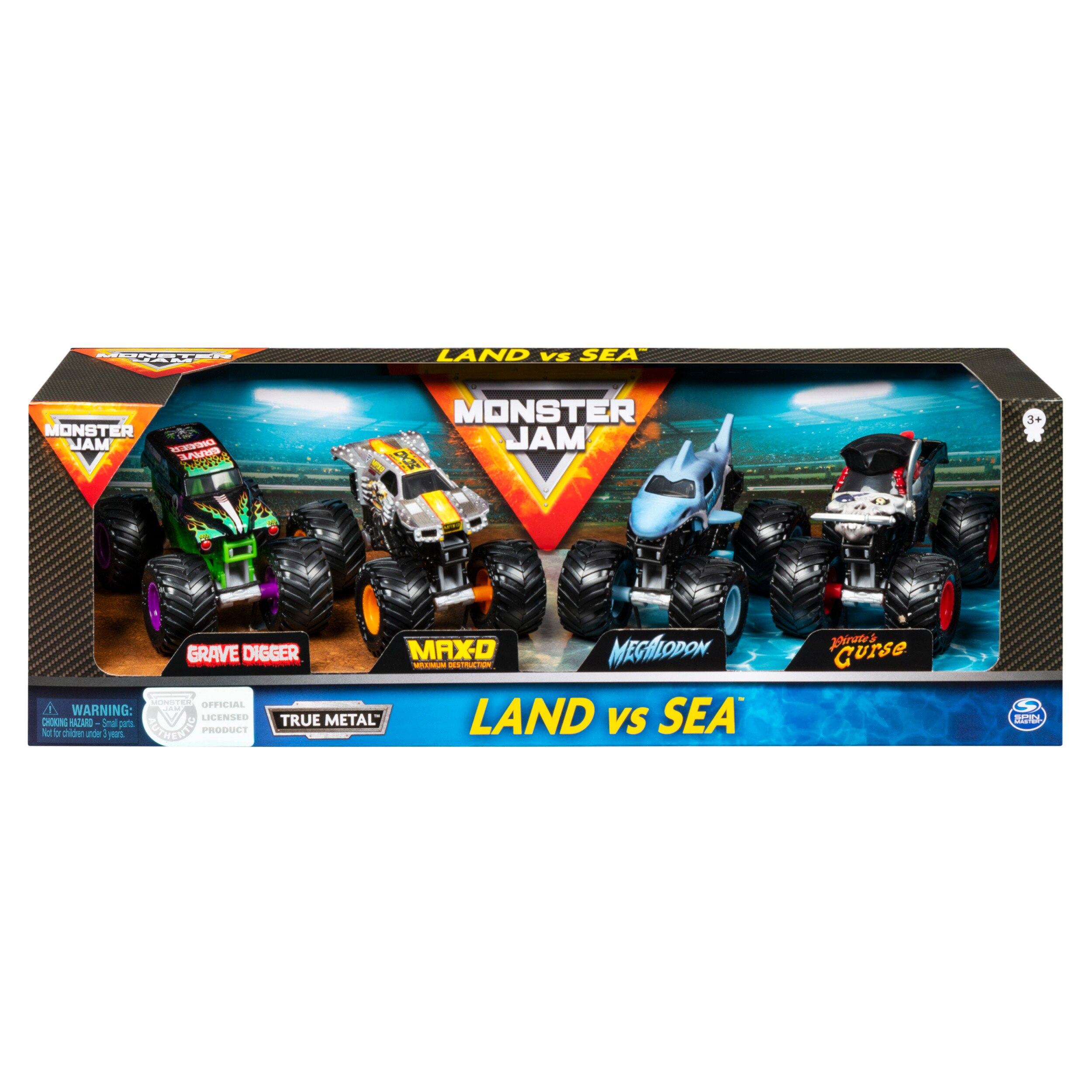 pack 4 Monster Jamdie cast 1:64 - Artigo Sortido. Envio realizado de forma aleatória 3