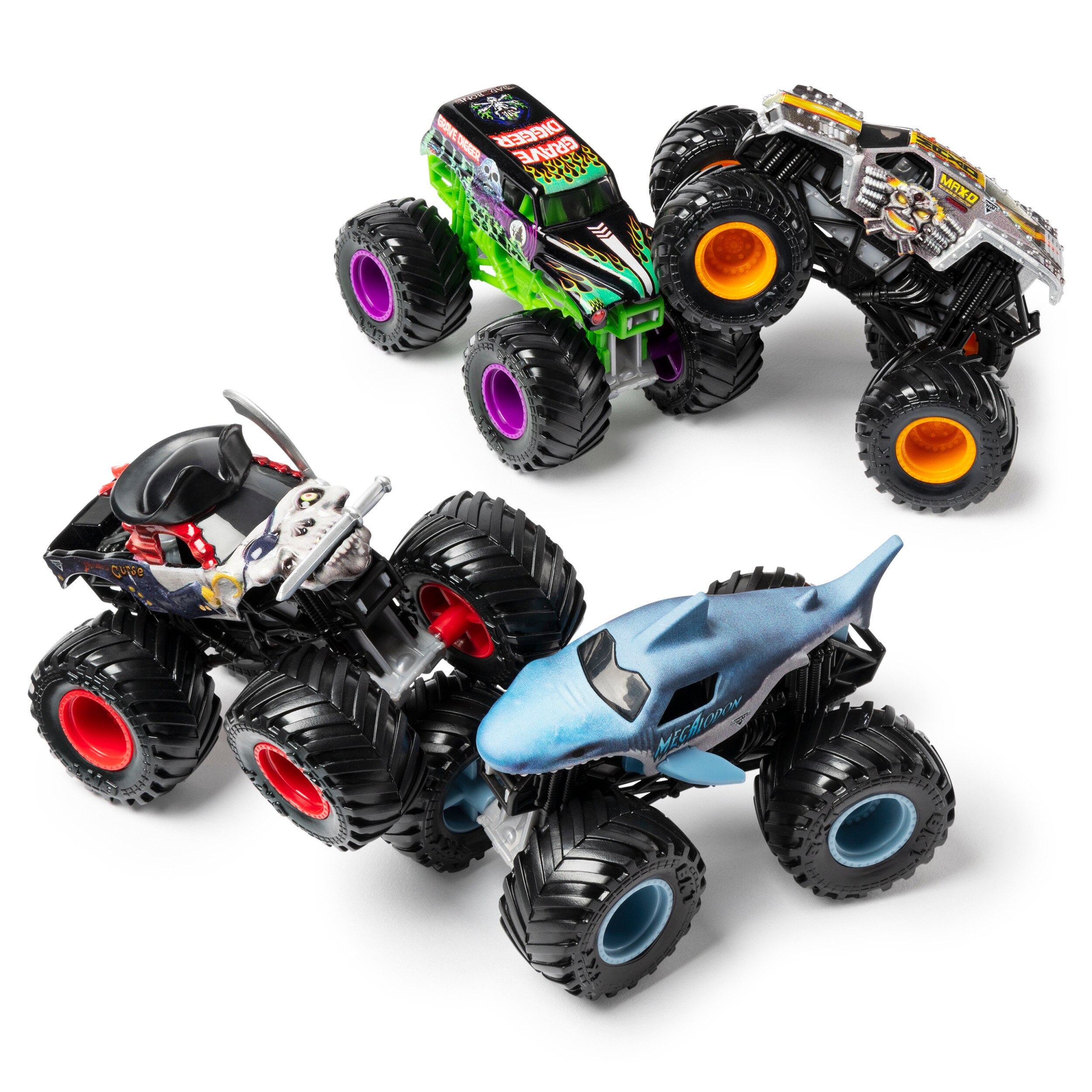 Monster Jam surtido die cast 1:64 pack 4 · MONSTER JAM · El Corte