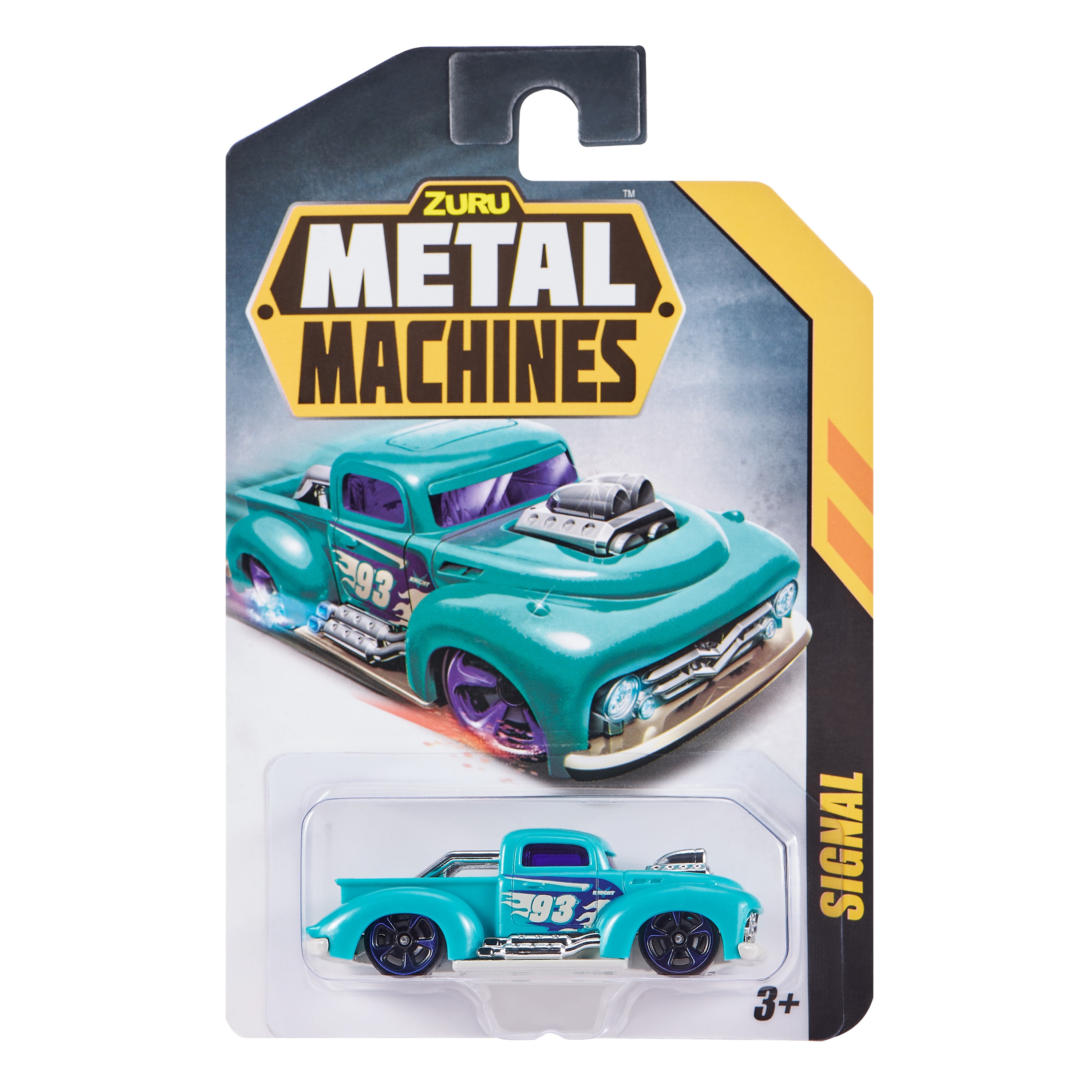 Coche Metal machines con detalles cromados modelos surtidos 4