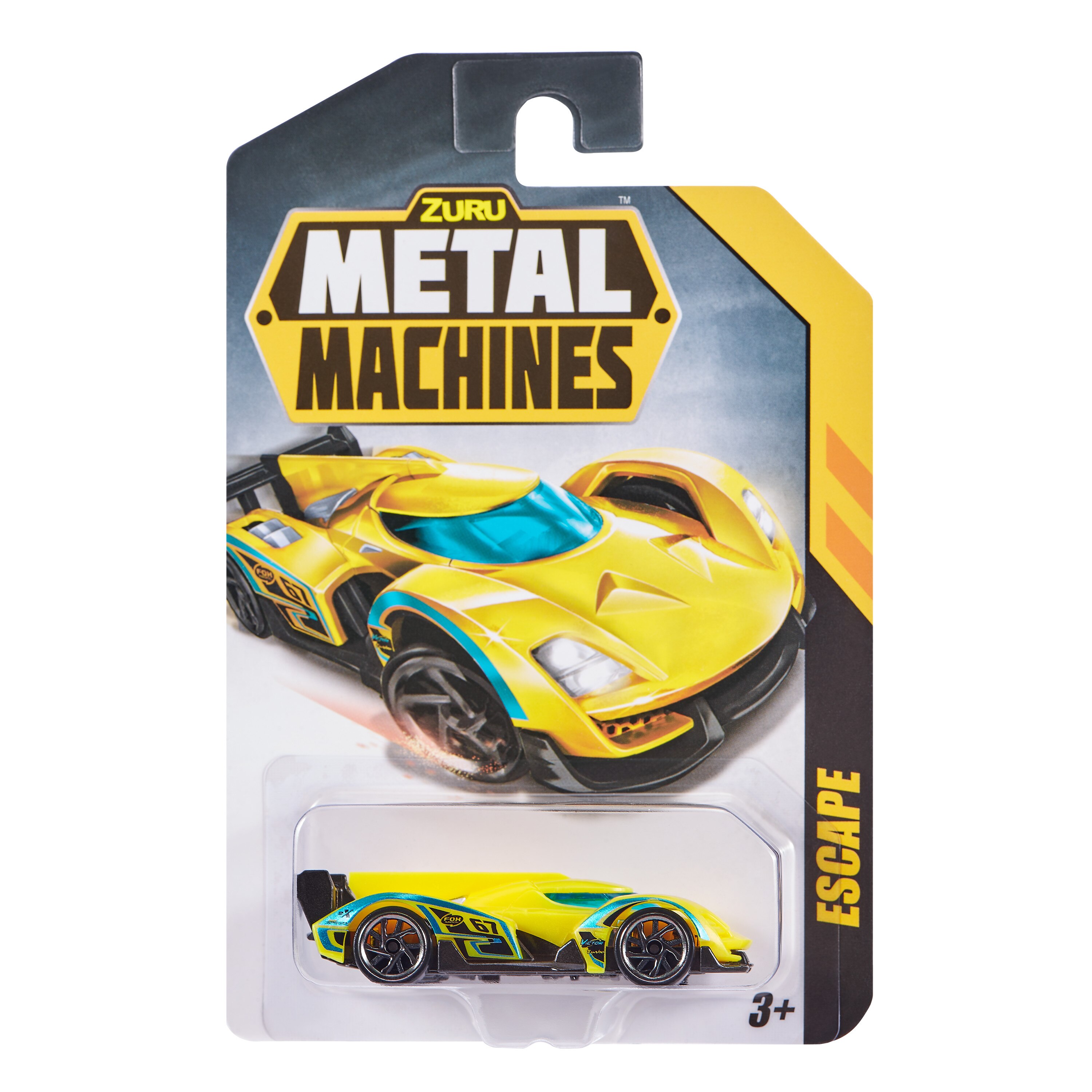 Coche Metal machines con detalles cromados modelos surtidos 13