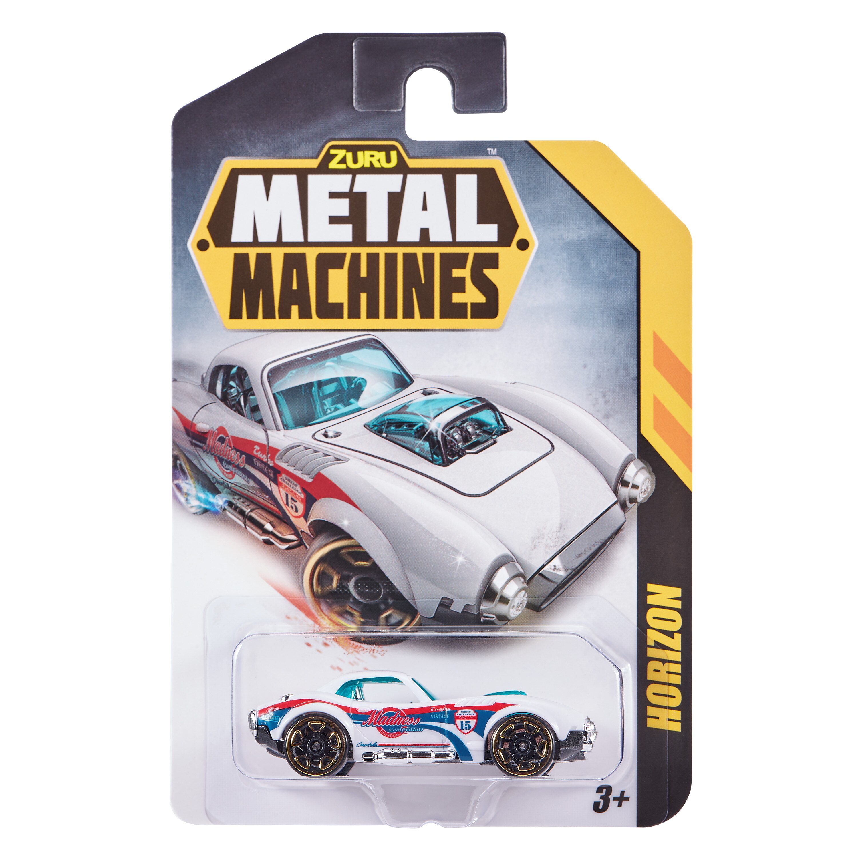 Coche Metal machines con detalles cromados modelos surtidos 15