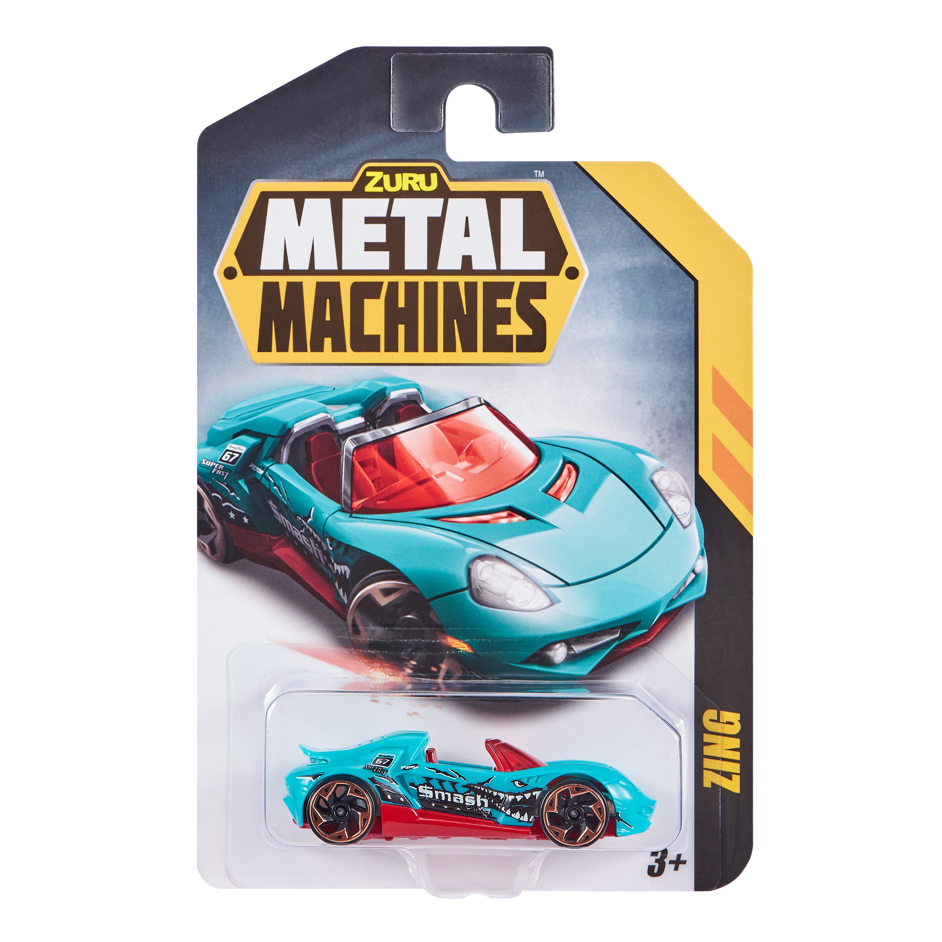 Coche Metal machines con detalles cromados modelos surtidos 19