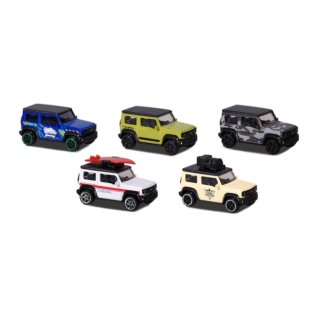 Majorette-Giftpack 5 Coche Suzuky Jimny