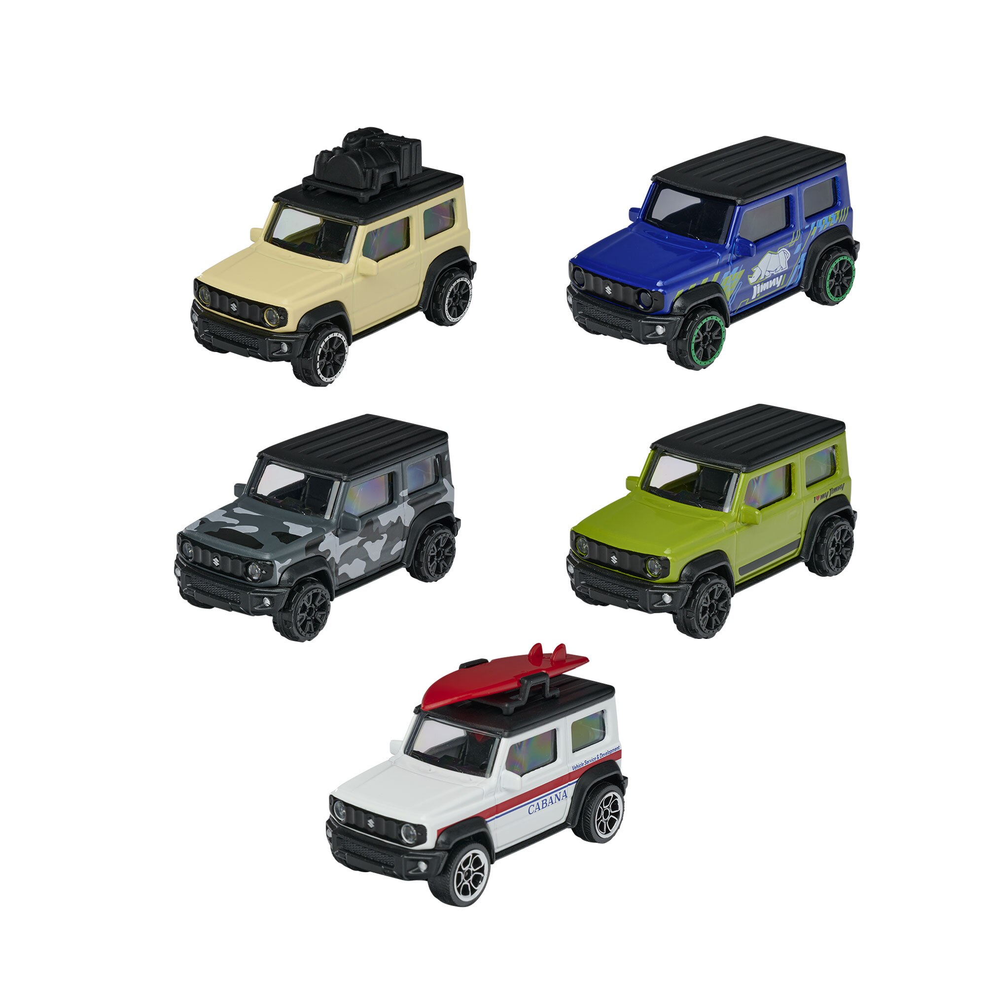 Majorette-Giftpack 5 Coche Suzuky Jimny 3