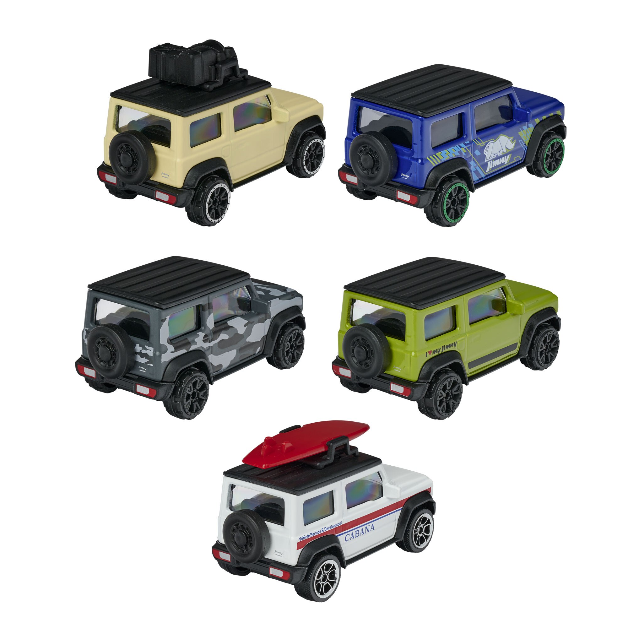 Majorette-Giftpack 5 Coche Suzuky Jimny 4