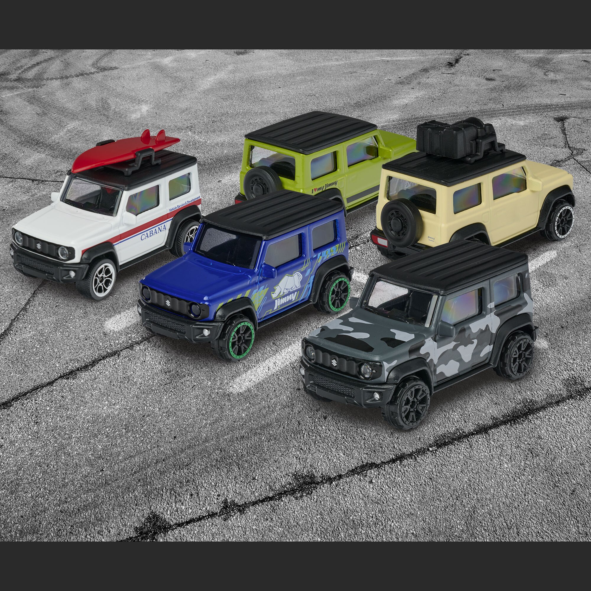 Majorette-Giftpack 5 Coche Suzuky Jimny 5