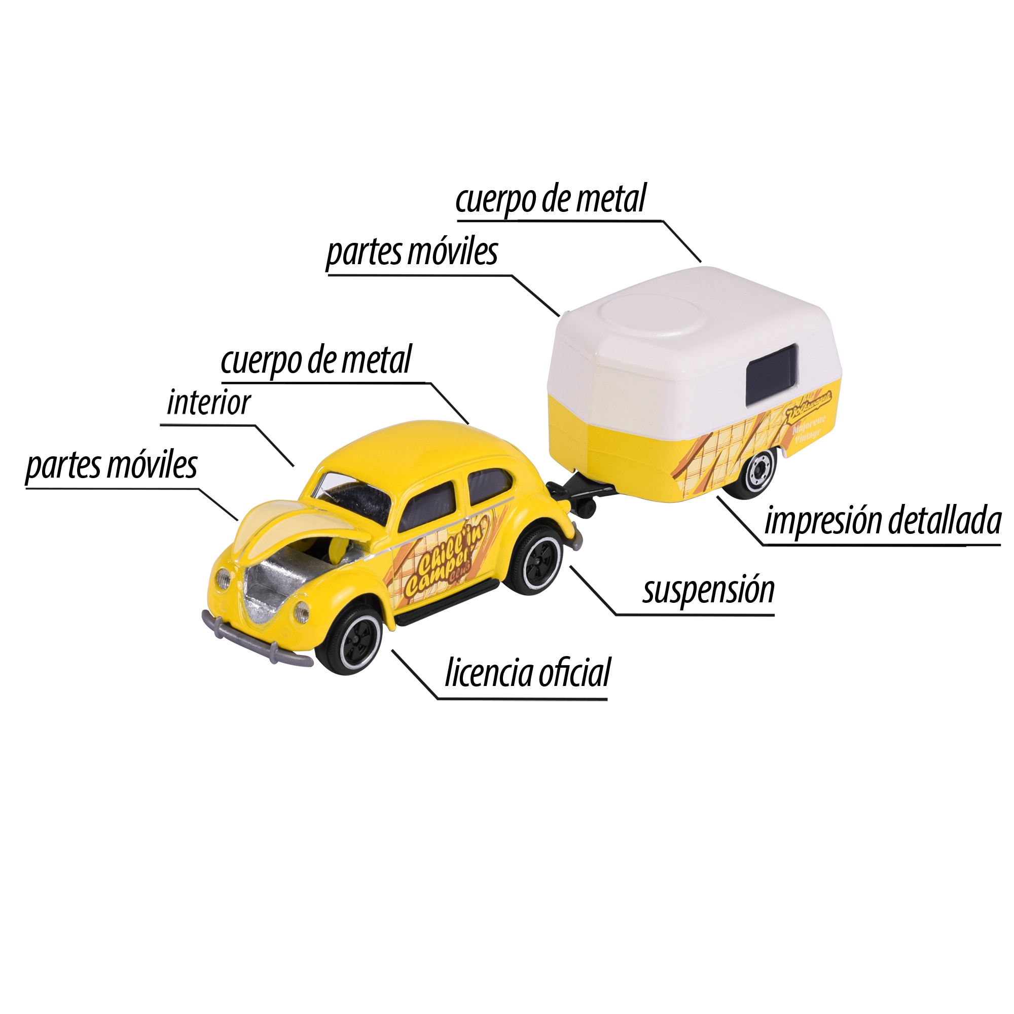 Coche Volkswagen the originals trailer, 4 surt. 4