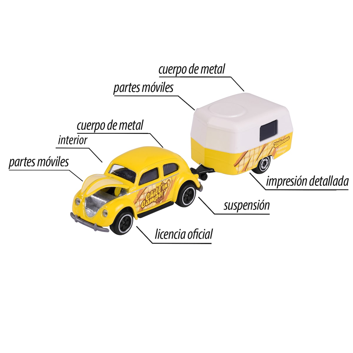 Coche Volkswagen the originals trailer, 4 surt. 4