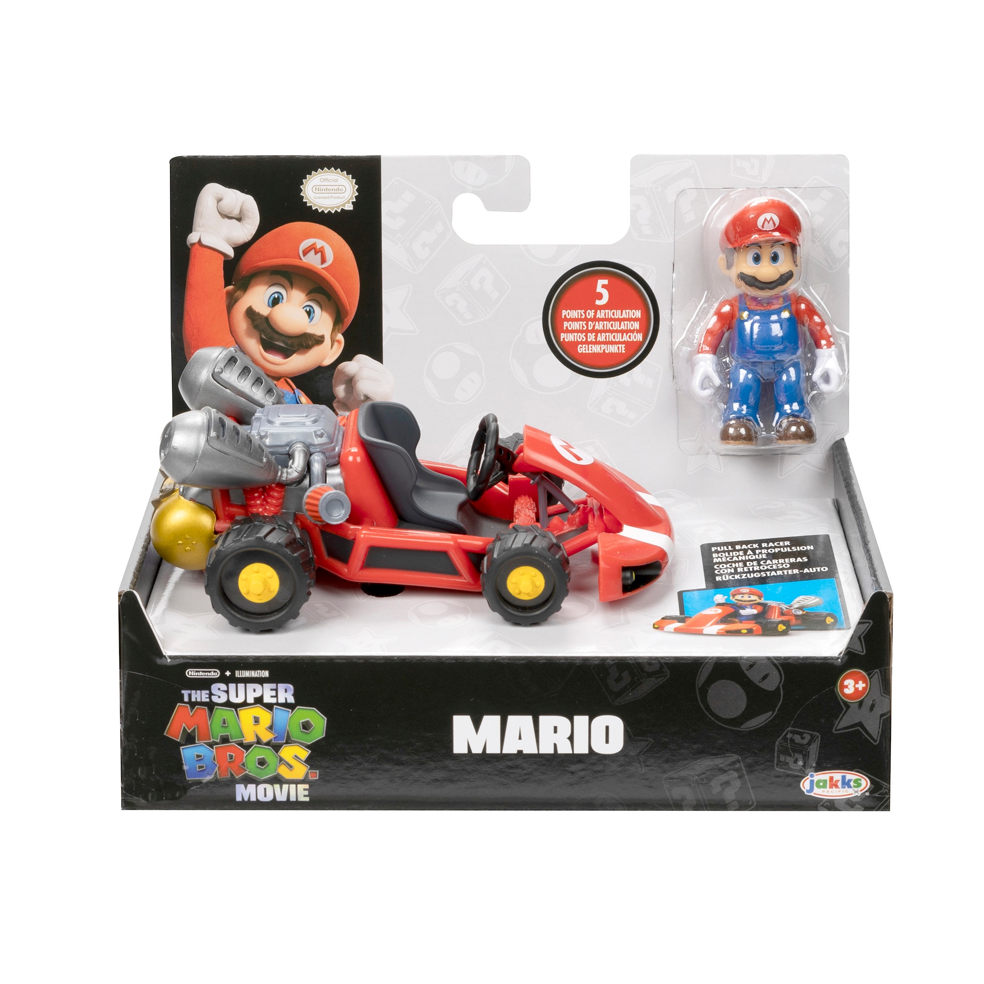 Karts 5 cm y figura extraible Super Mario Bros La Película 5