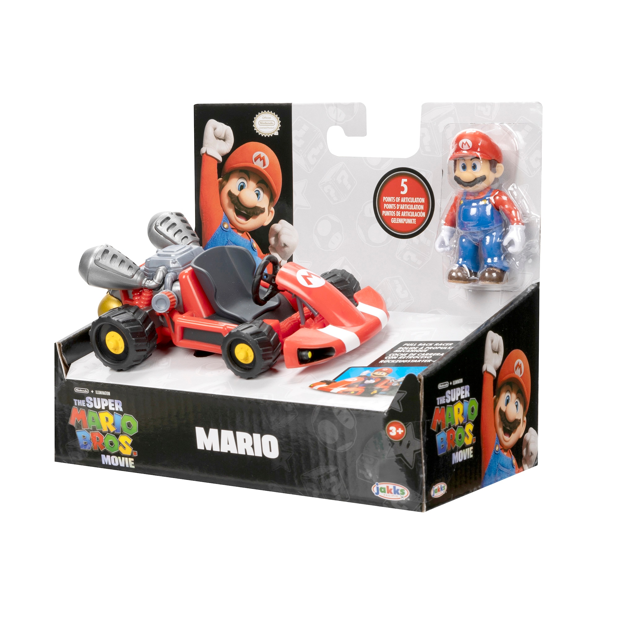 Karts 5 cm y figura extraible Super Mario Bros La Película 6